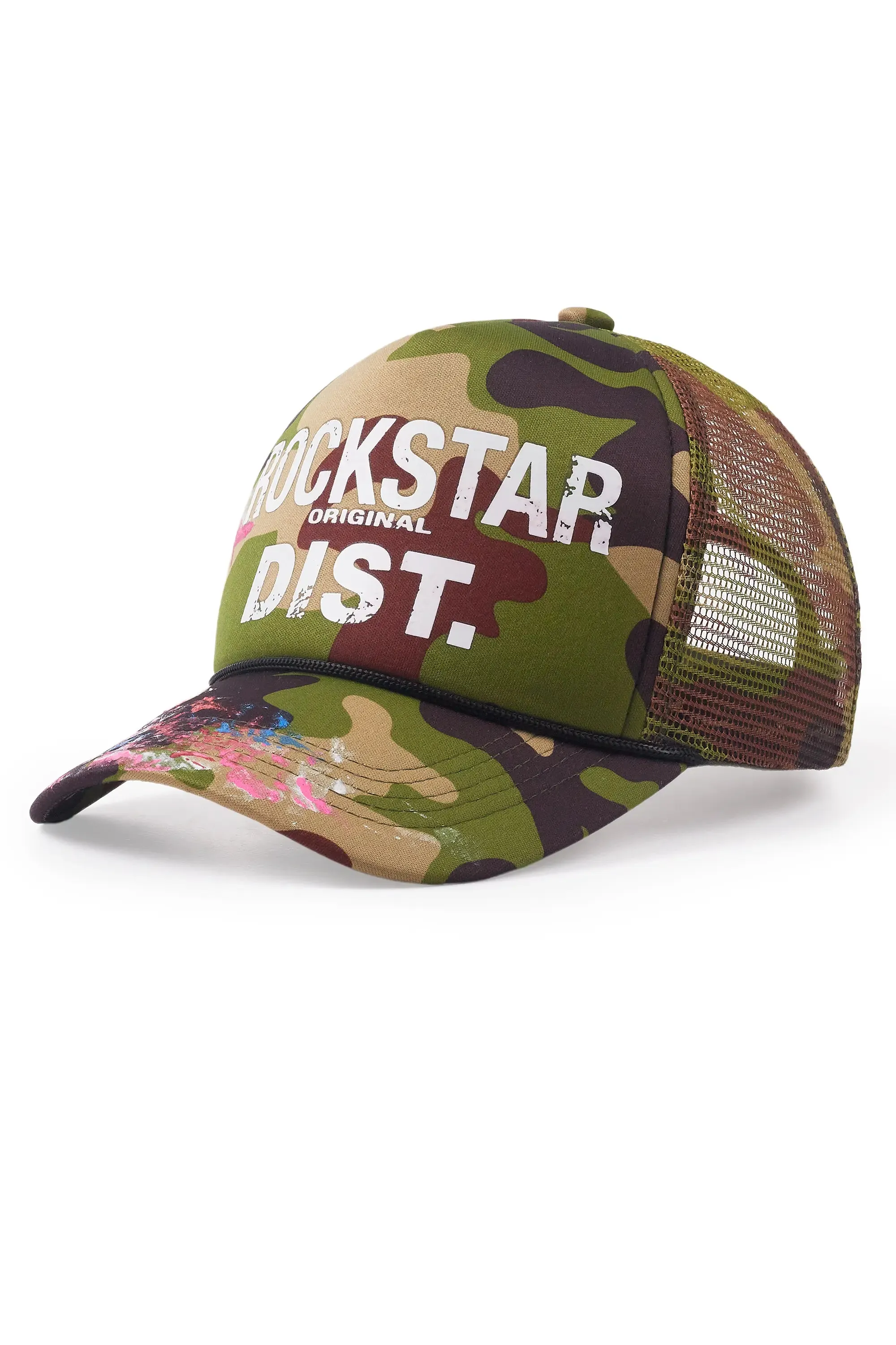 Yamal Green Camo Graphic Trucker Hat sold by Rockstar Original product image thumbnail 2