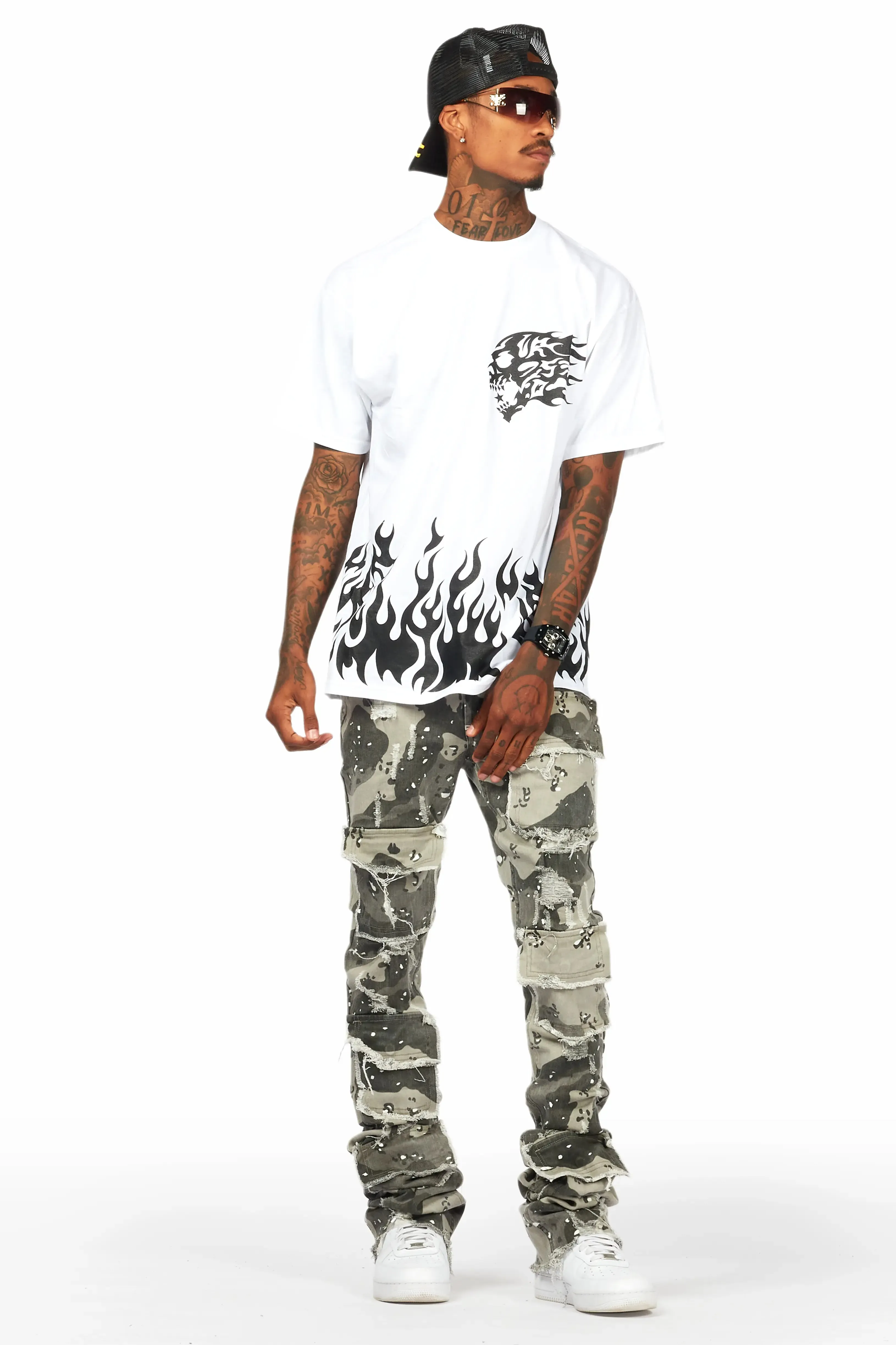 Bubble White/Black Graphic T-Shirt sold by Rockstar Original product image thumbnail 2