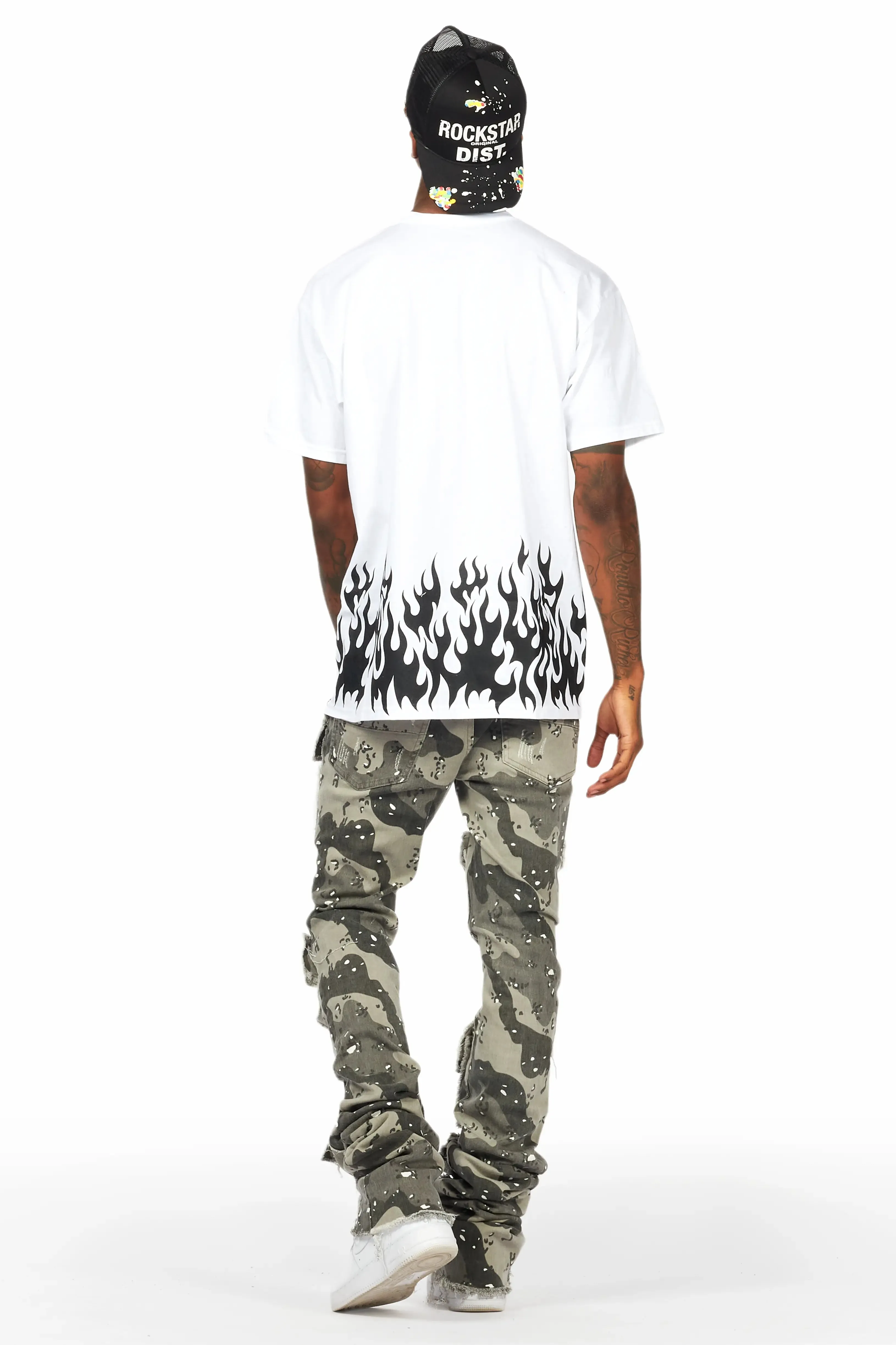 Bubble White/Black Graphic T-Shirt sold by Rockstar Original product image thumbnail 4