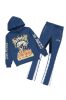 Souta Navy Hoodie/Stacked Flare Pant Set sold by Rockstar Original