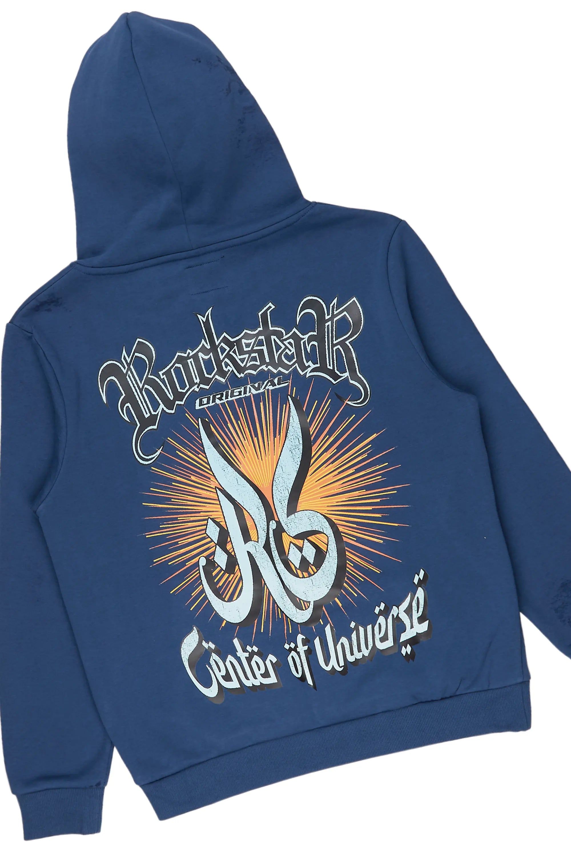 Souta Navy Hoodie/Stacked Flare Pant Set sold by Rockstar Original product image thumbnail 5