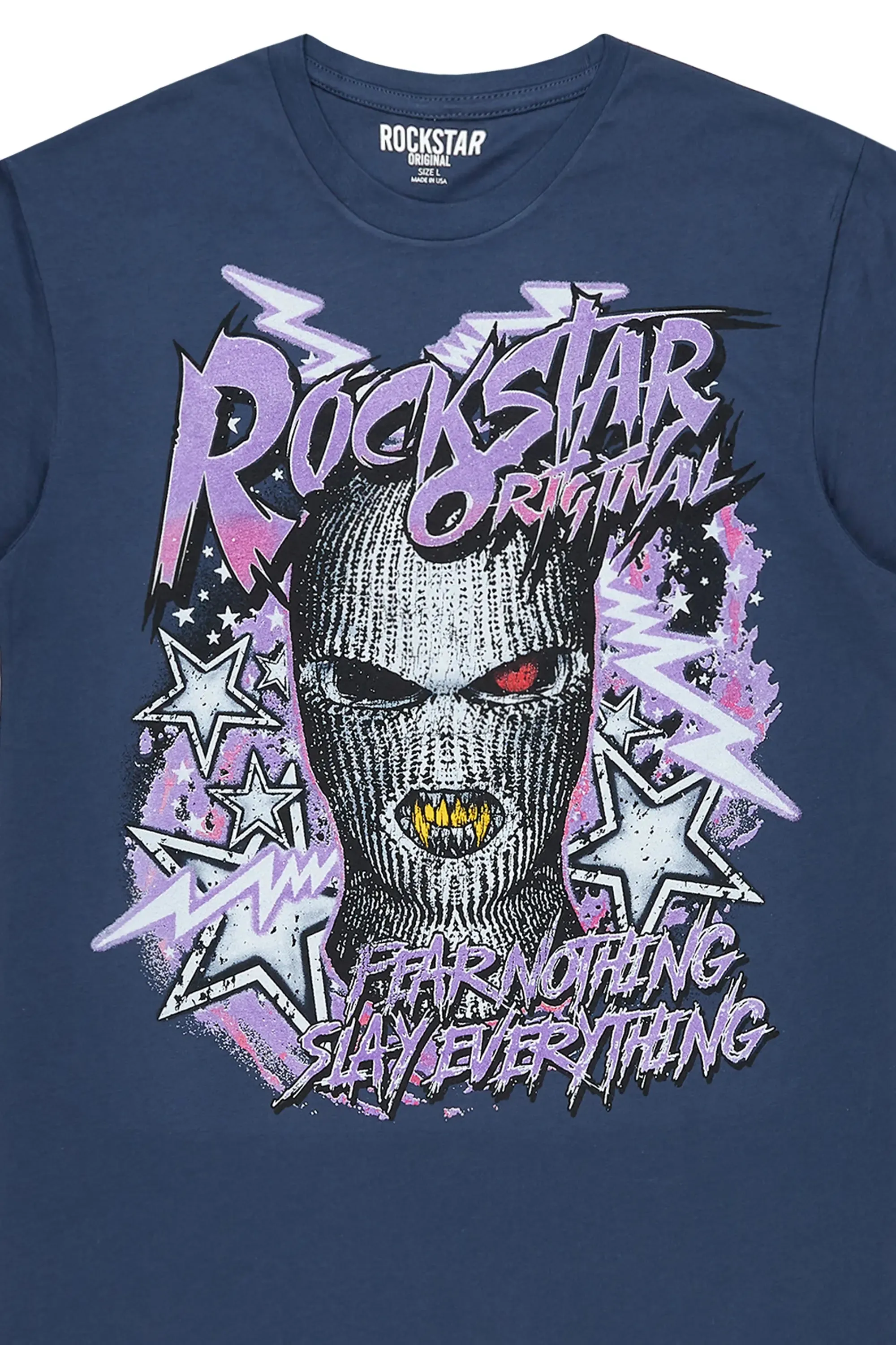 Kantin Steel Blue Graphic T-Shirt sold by Rockstar Original product image thumbnail 4