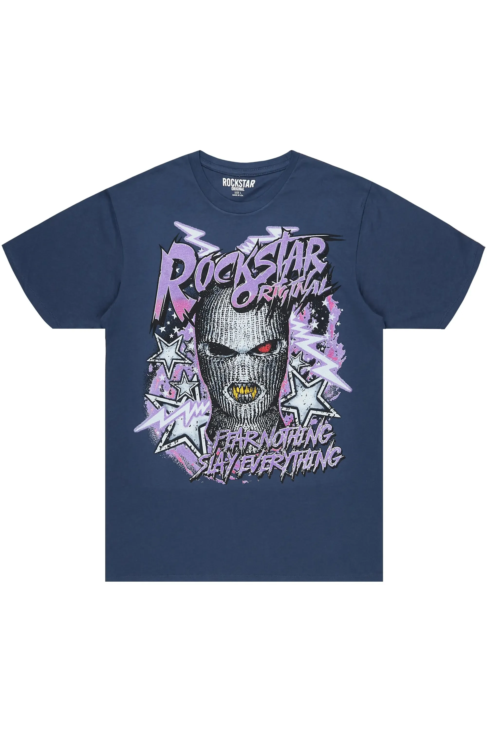 Kantin Steel Blue Graphic T-Shirt sold by Rockstar Original product image thumbnail 2