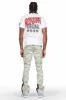 Neal Light Camo Painter Stacked Flare Jean sold by Rockstar Original