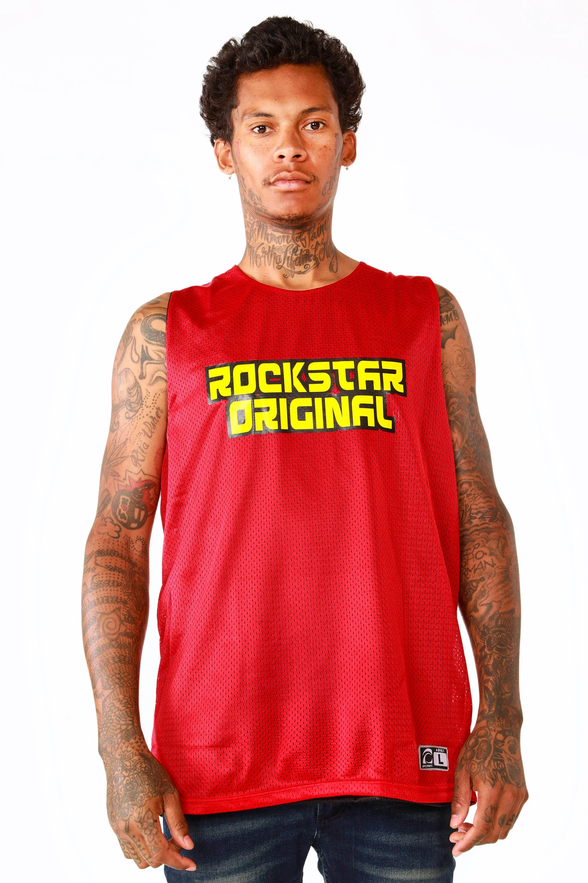 Ronaldo Graphic Printed Jersey- Red sold by Rockstar Original