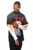Suspect Black Double Layer Long Sleeve Graphic T-Shirt sold by Rockstar Original