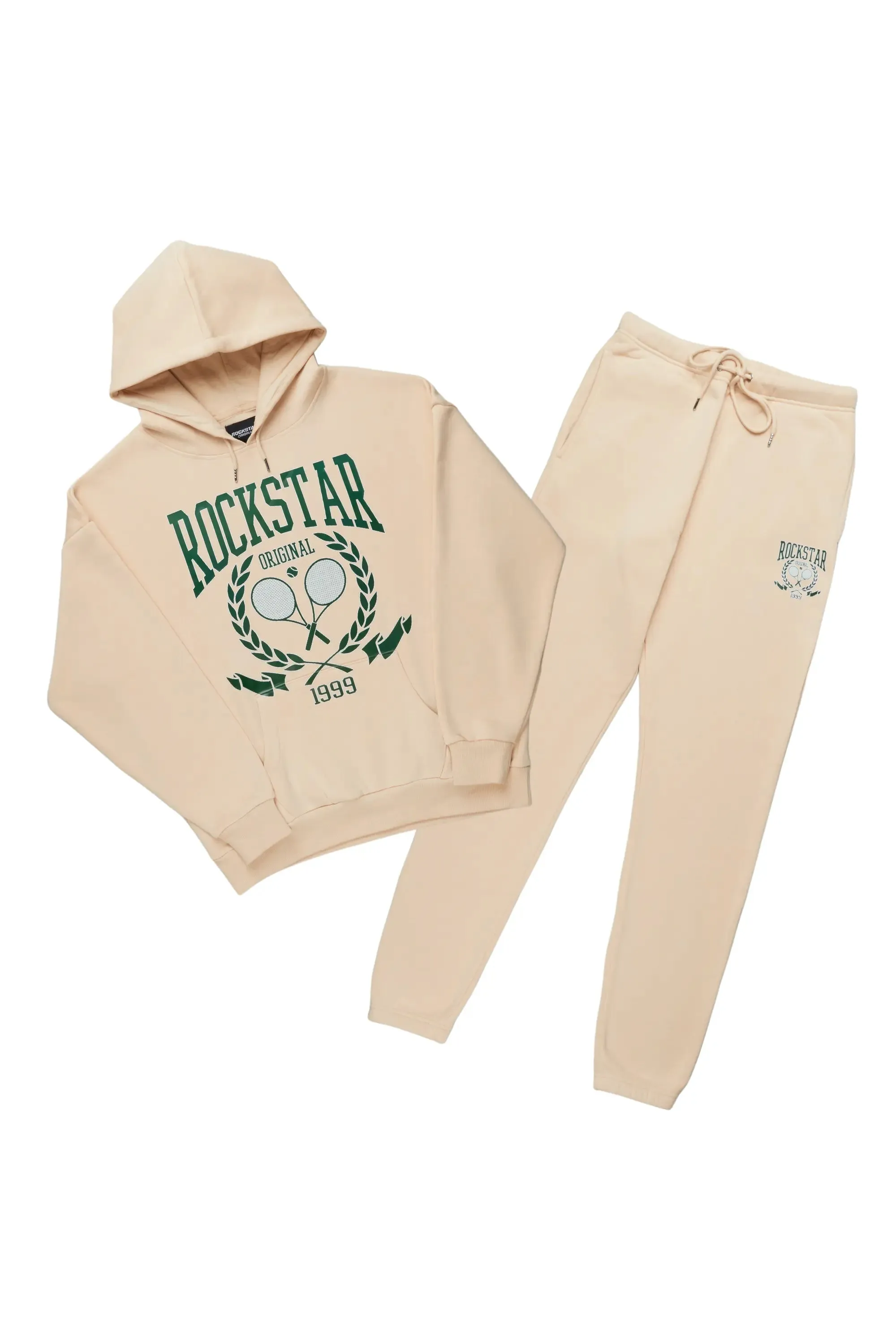 Albie Beige Relaxed Fit Track Set sold by Rockstar Original product image thumbnail 2