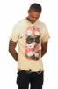 Lemar Beige Oversized Graphic T-Shirt sold by Rockstar Original