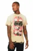 Lemar Beige Oversized Graphic T-Shirt sold by Rockstar Original