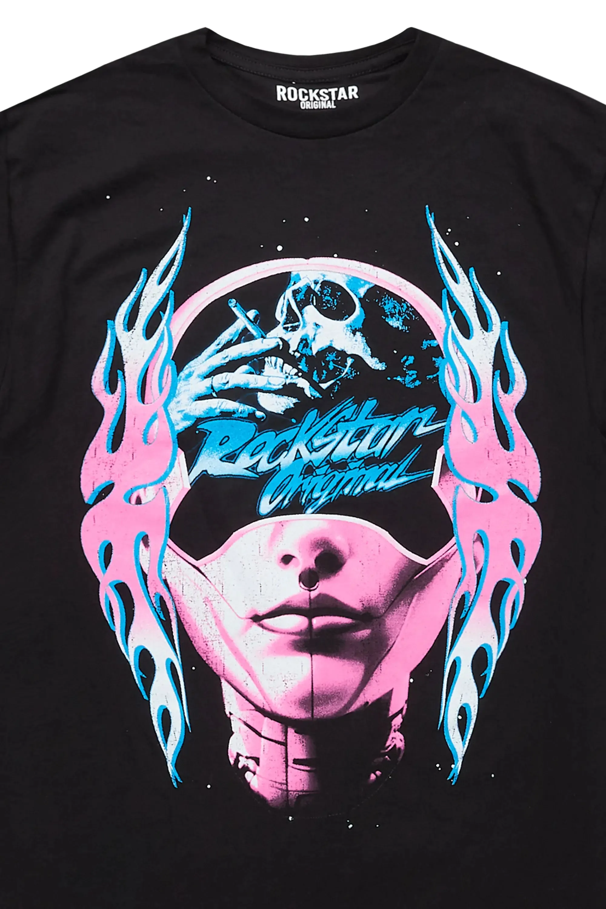 Blocka Black Graphic T-Shirt sold by Rockstar Original product image thumbnail 3