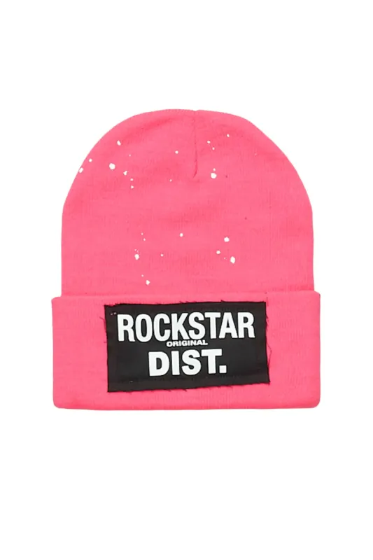 Tahjeiri Hot Pink Graphic Beanie sold by Rockstar Original