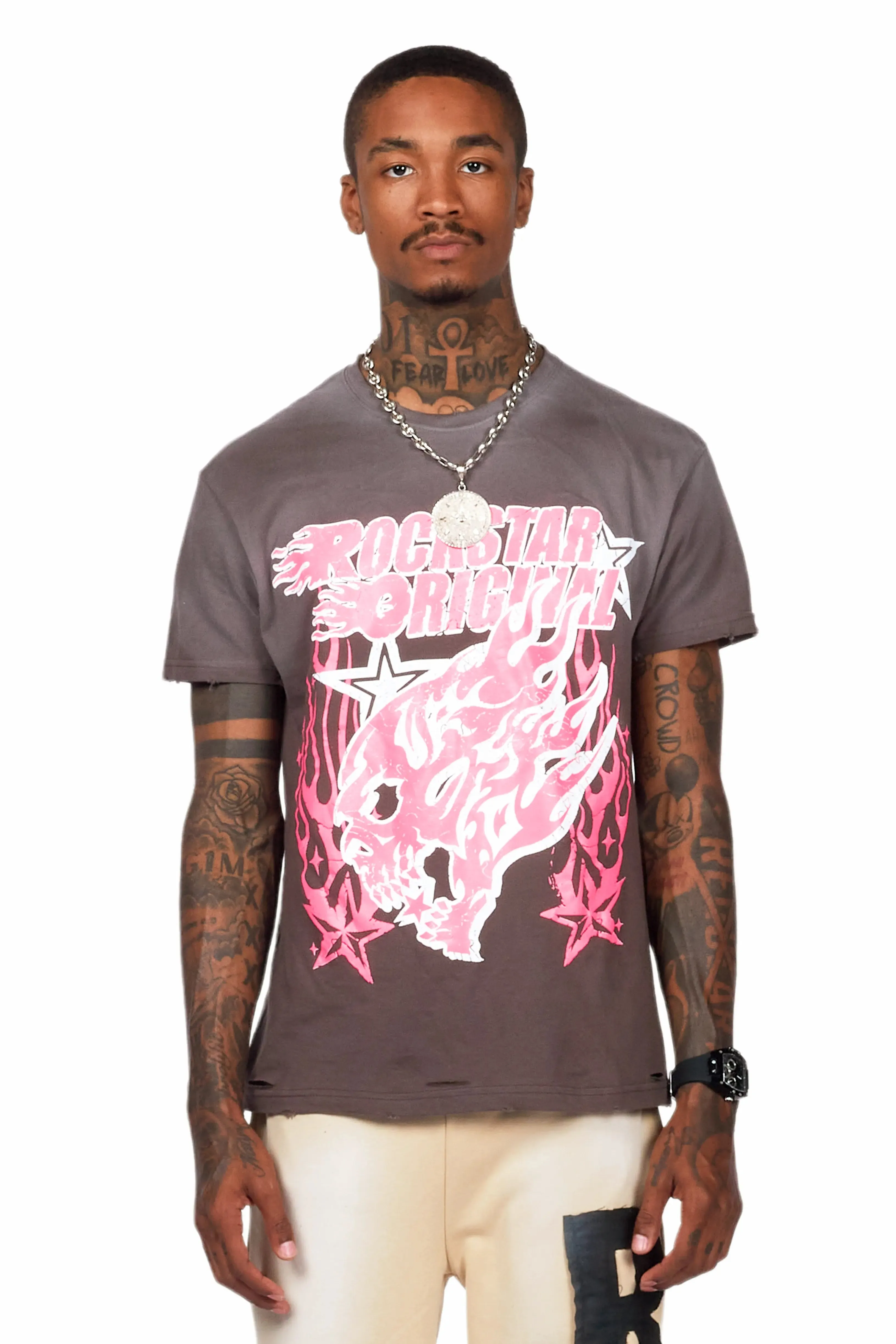 Smitty Charcoal Graphic T-Shirt sold by Rockstar Original