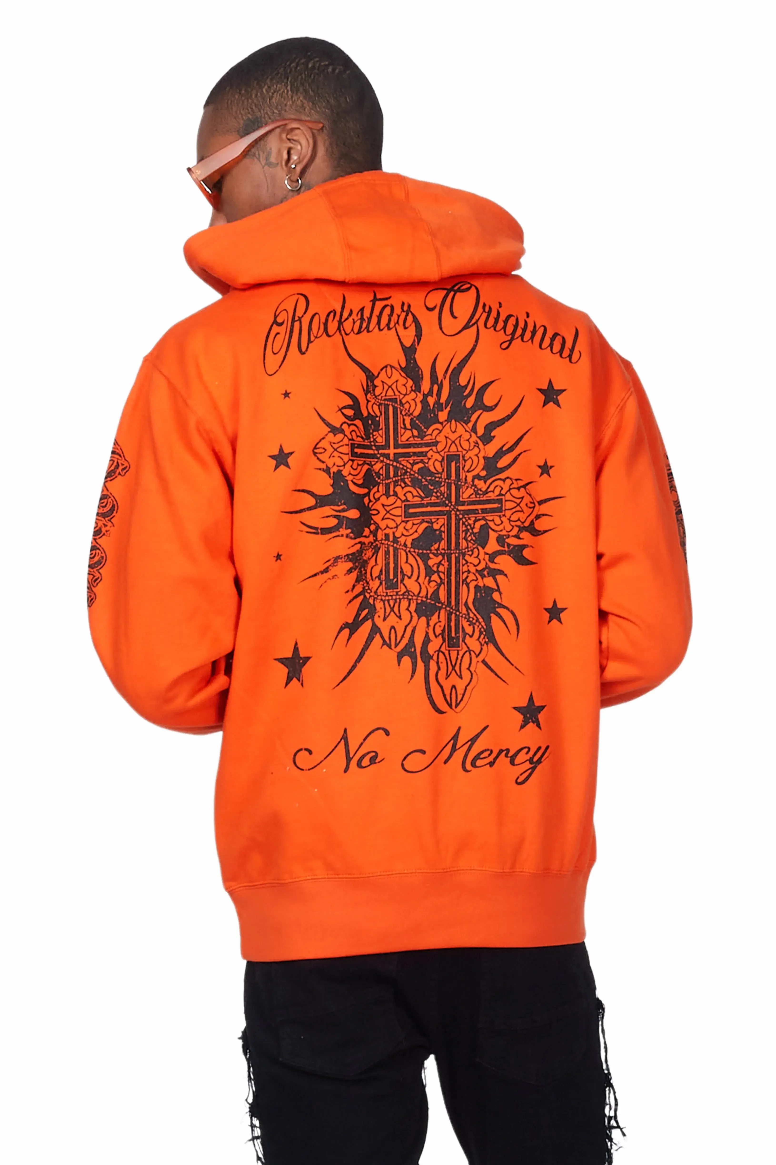Mermaid Orange Graphic Hoodie sold by Rockstar Original product image thumbnail 5