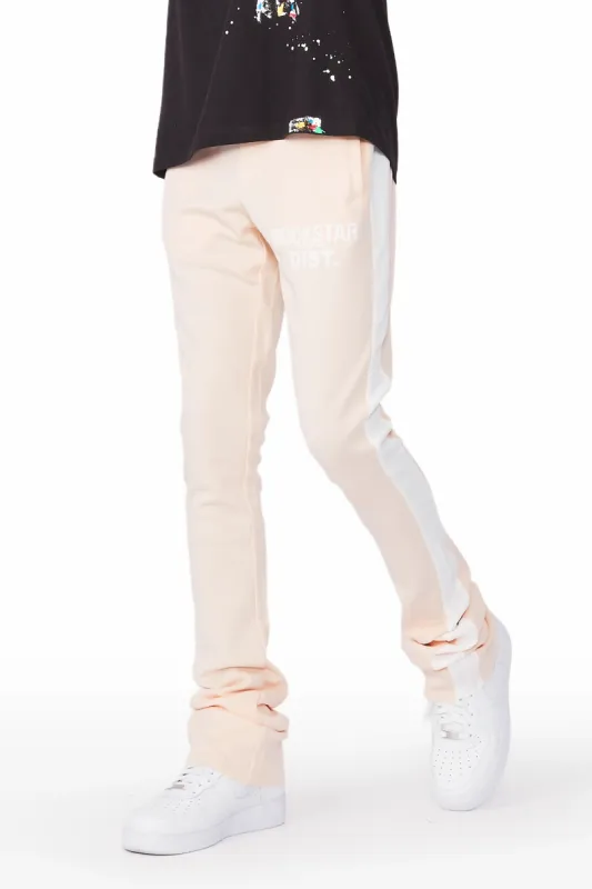 Landry Beige Super Stacked Track Pant sold by Rockstar Original