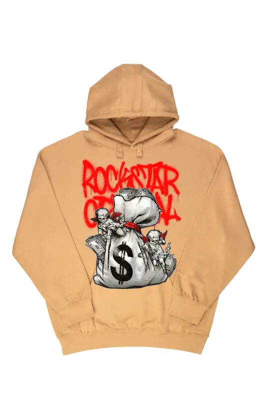 Spent Beige Graphic Hoodie sold by Rockstar Original