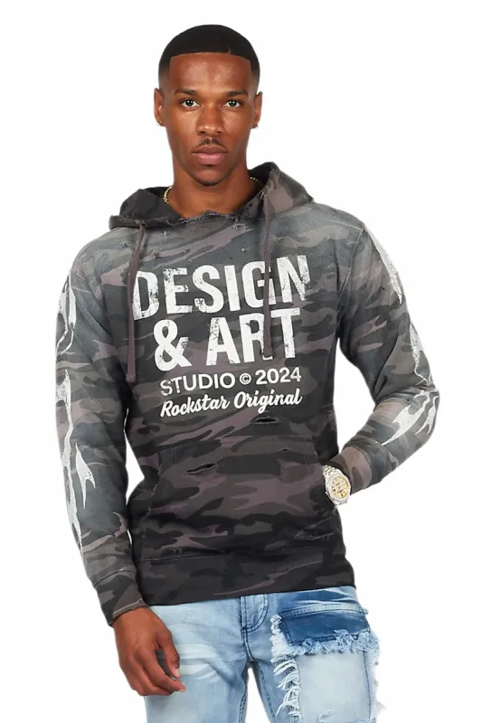 Vachel Black Graphic Hoodie sold by Rockstar Original