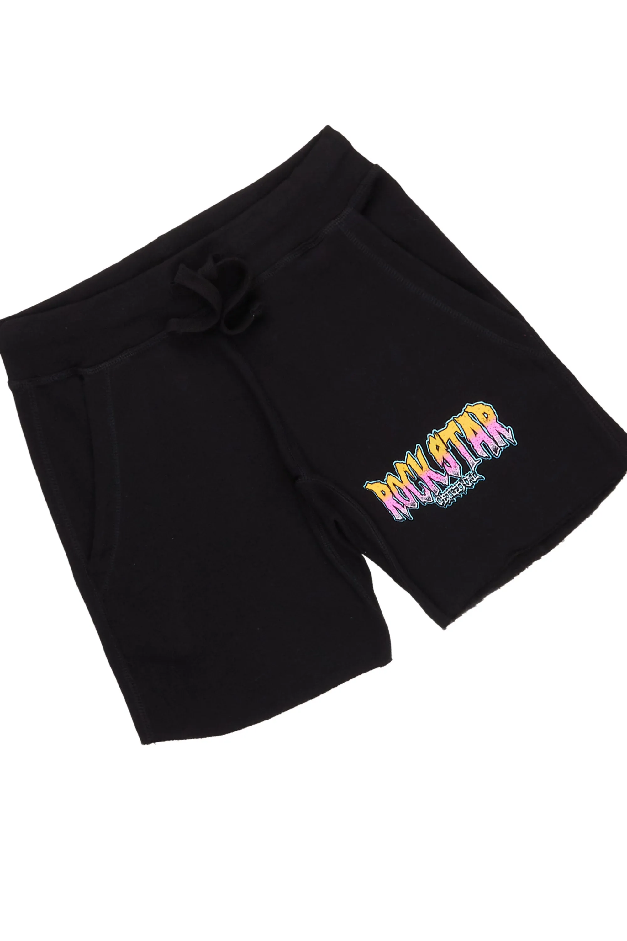 Disstans Black Graphic T-Shirt- Short Set sold by Rockstar Original product image thumbnail 3