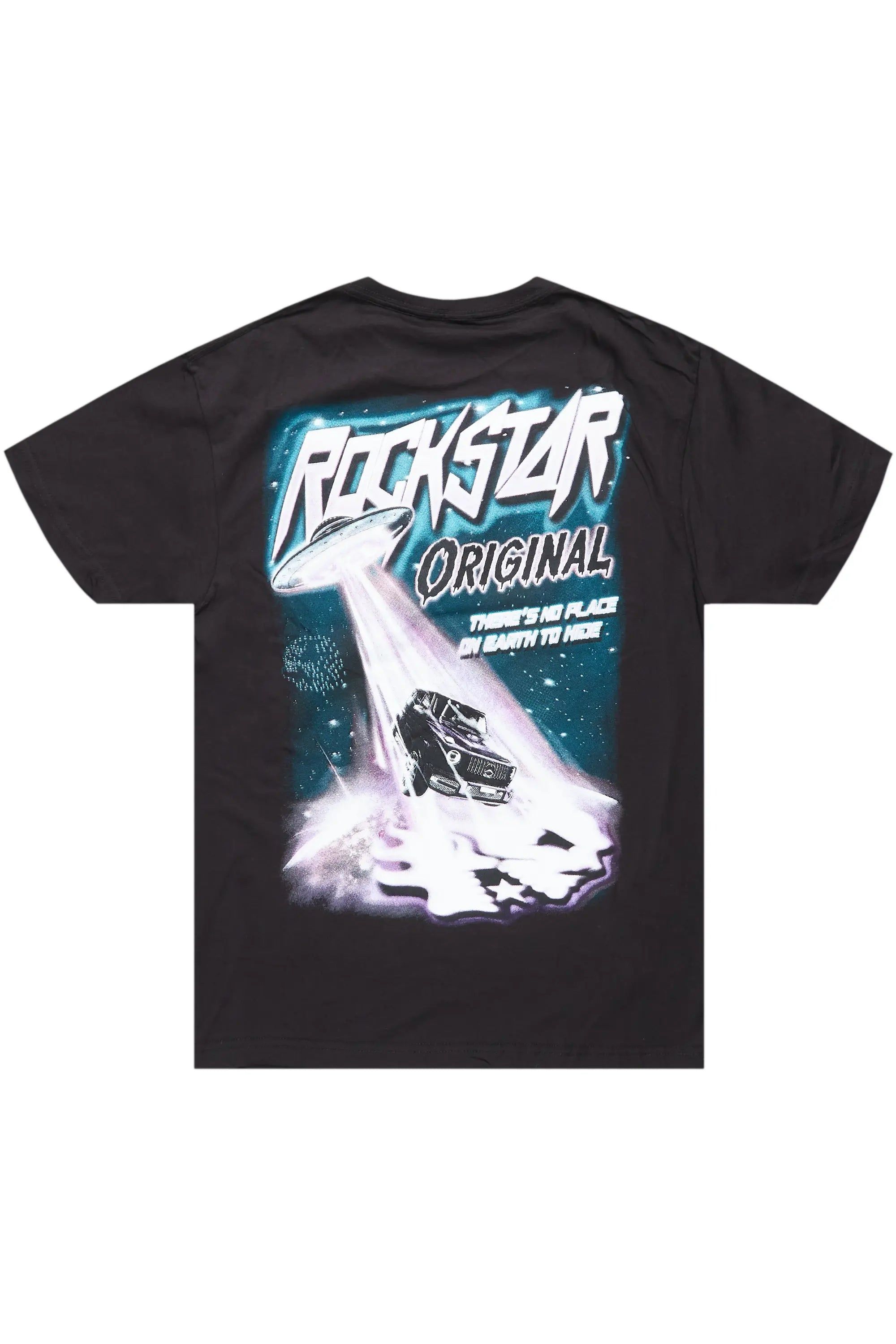 Darwin Black Graphic T-Shirt sold by Rockstar Original