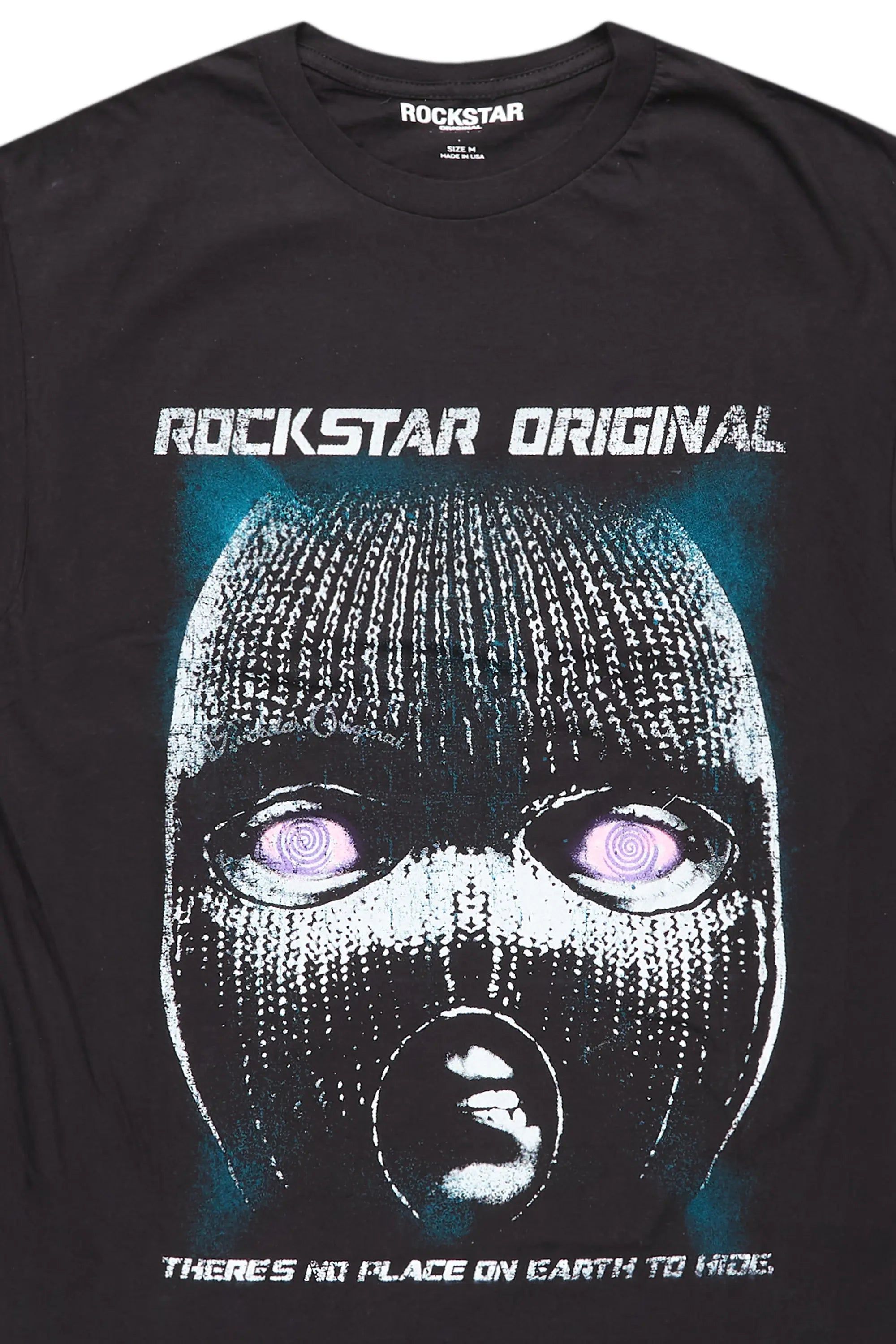 Darwin Black Graphic T-Shirt sold by Rockstar Original product image thumbnail 3