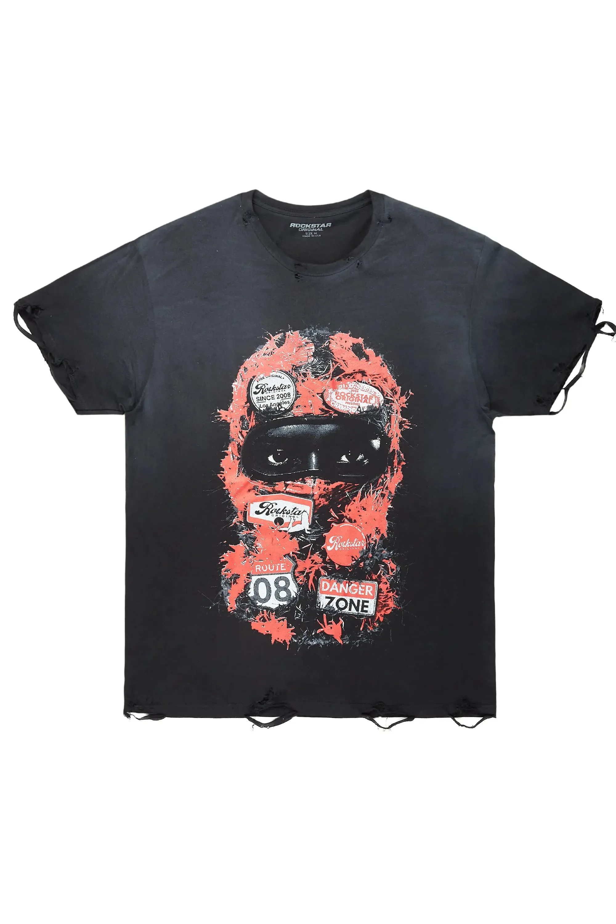 Lemar Black Oversized Graphic T-Shirt sold by Rockstar Original