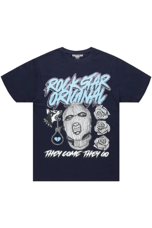 Clava Navy Graphic T-Shirt sold by Rockstar Original