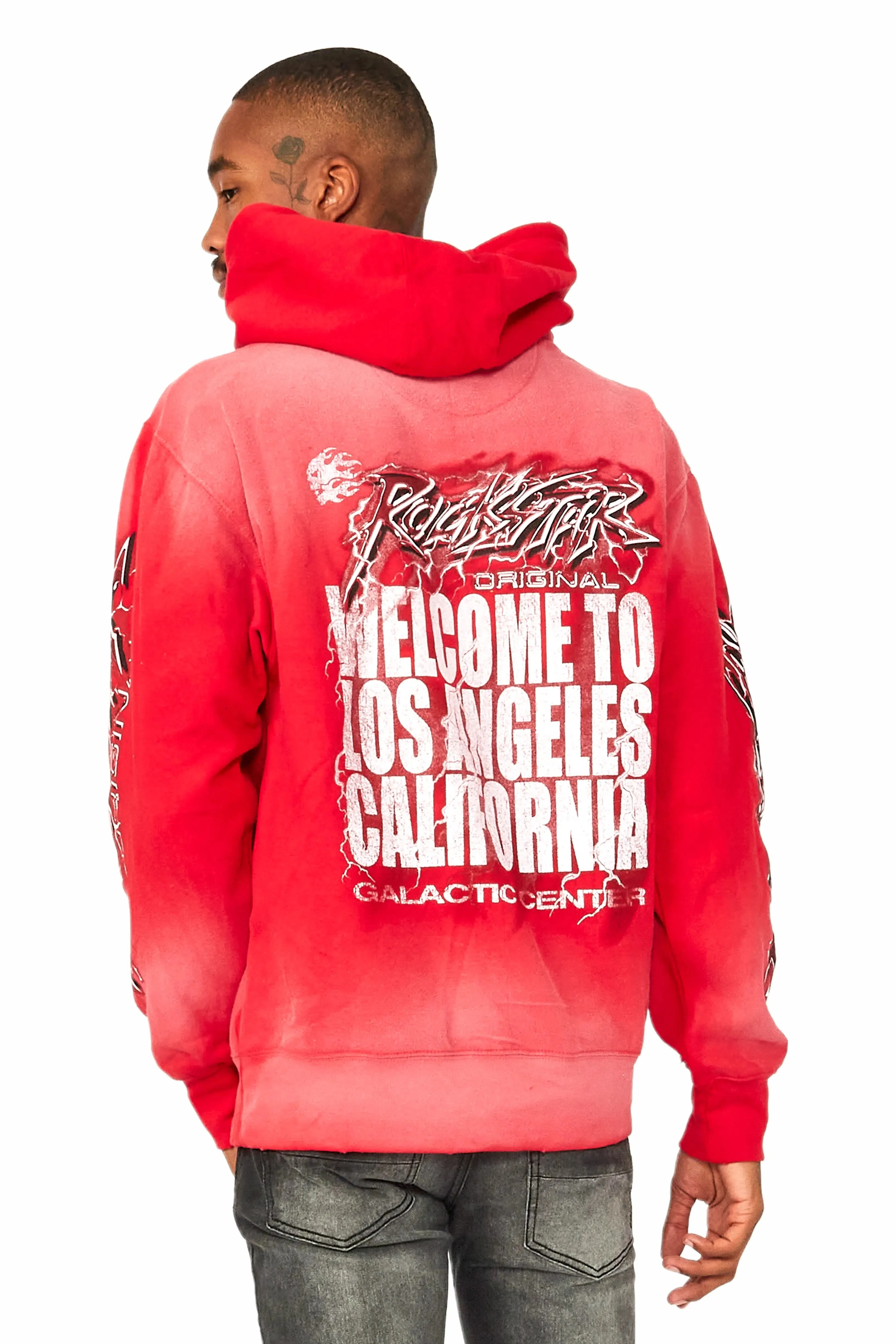 Hai Red Graphic Hoodie sold by Rockstar Original product image thumbnail 2