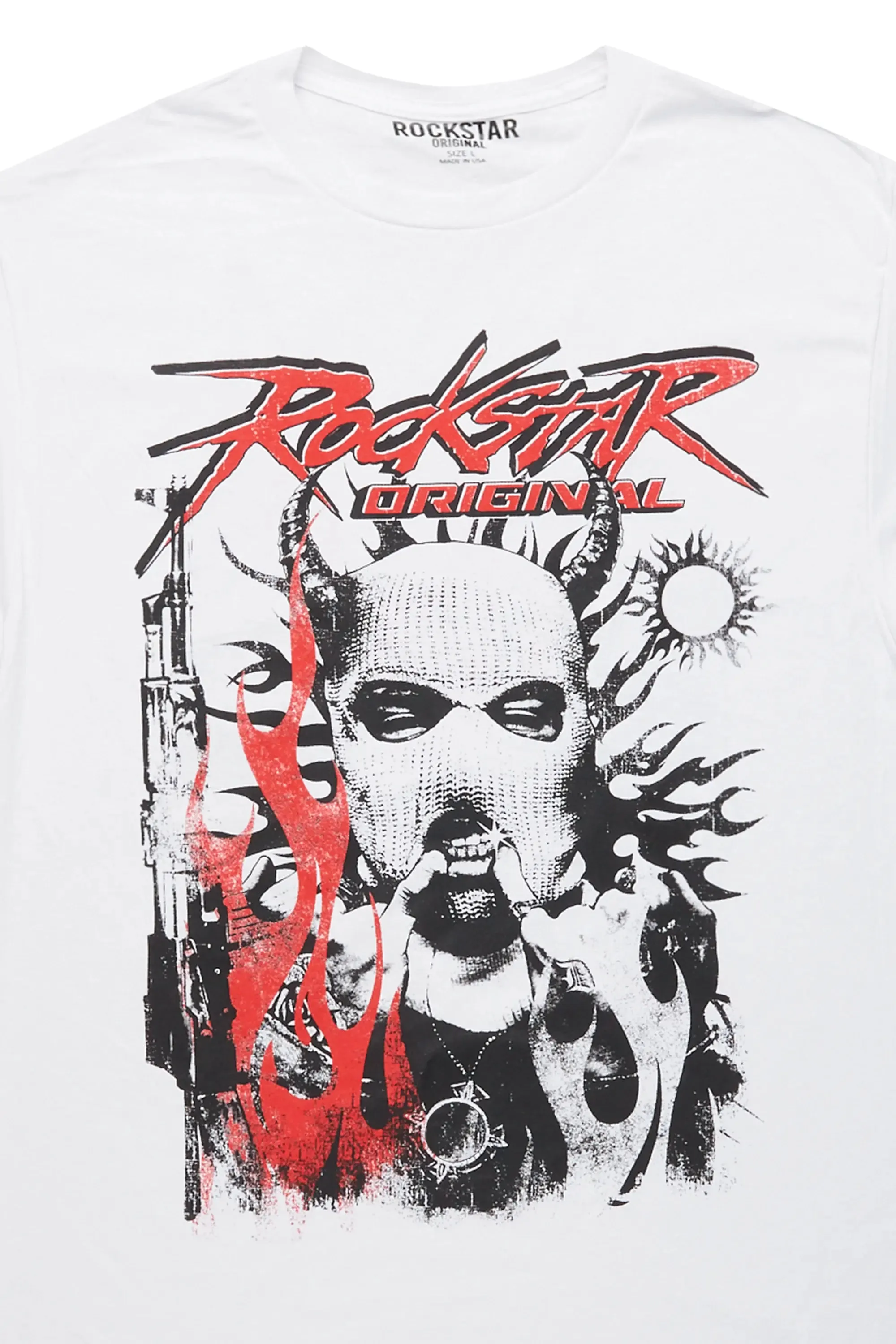 Mercy White Graphic T-Shirt sold by Rockstar Original product image thumbnail 3