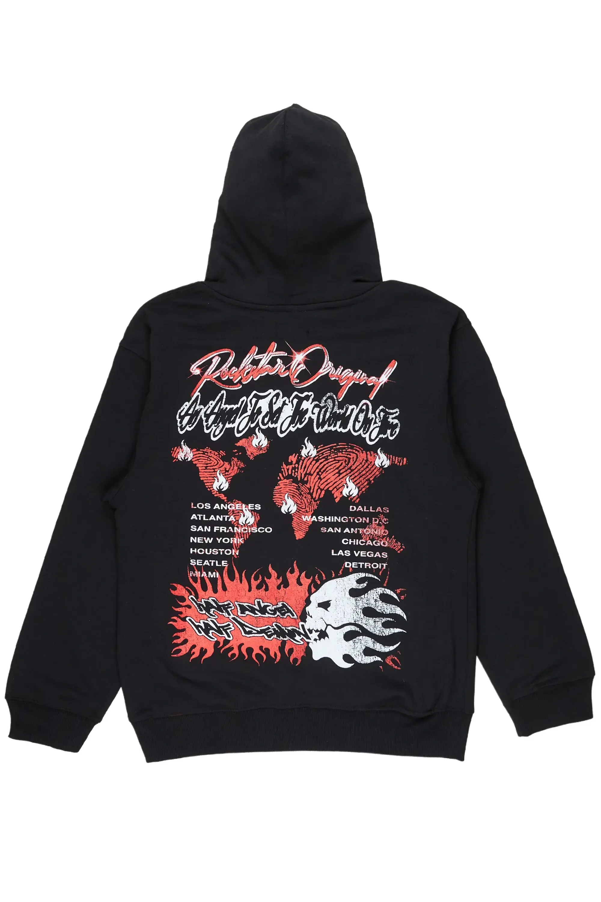 Battery Black Graphic Hoodie sold by Rockstar Original product image thumbnail 5