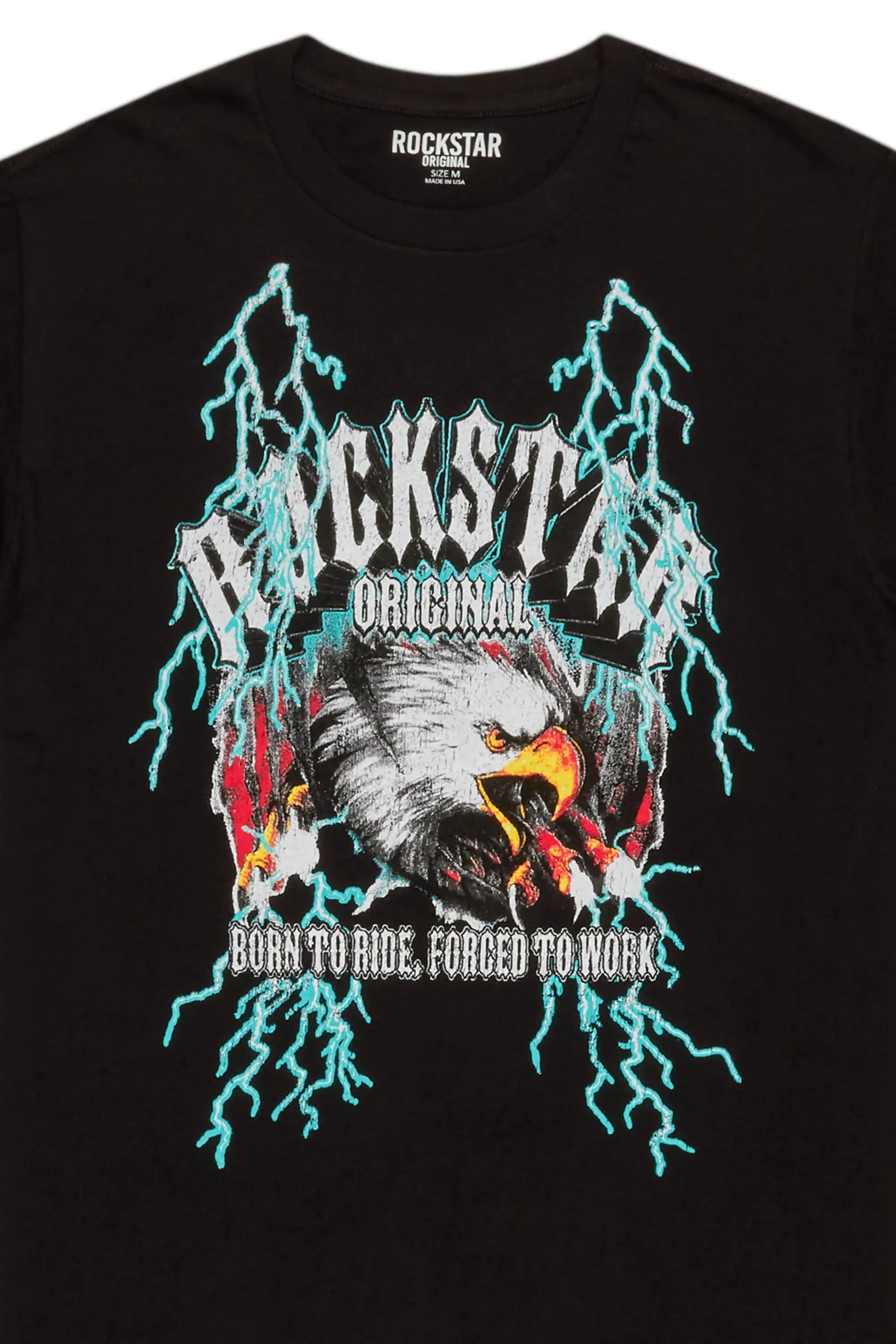 Balder Black Graphic T-Shirt sold by Rockstar Original product image thumbnail 2