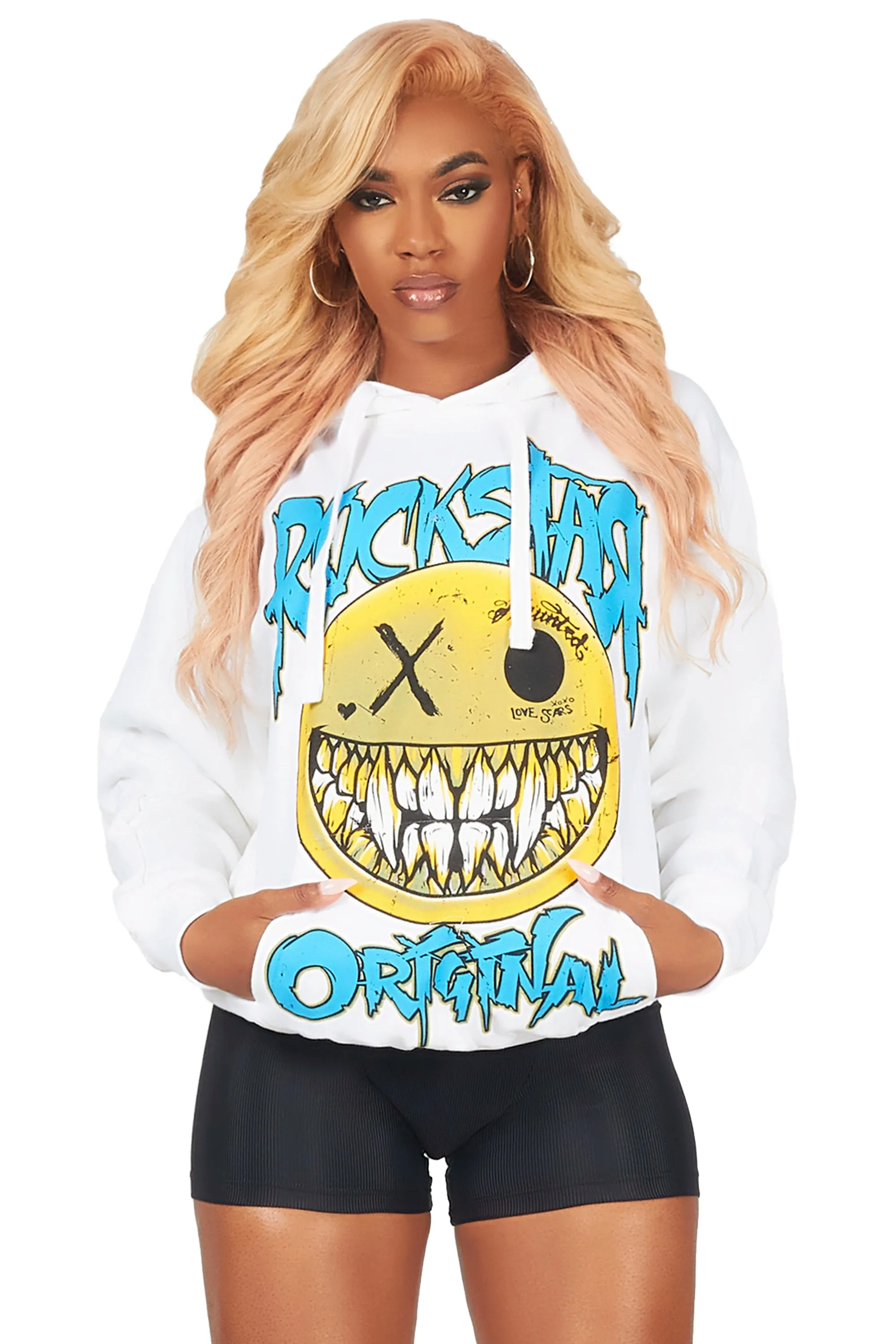 Ynesha White Oversized Hoodie sold by Rockstar Original product image thumbnail 2