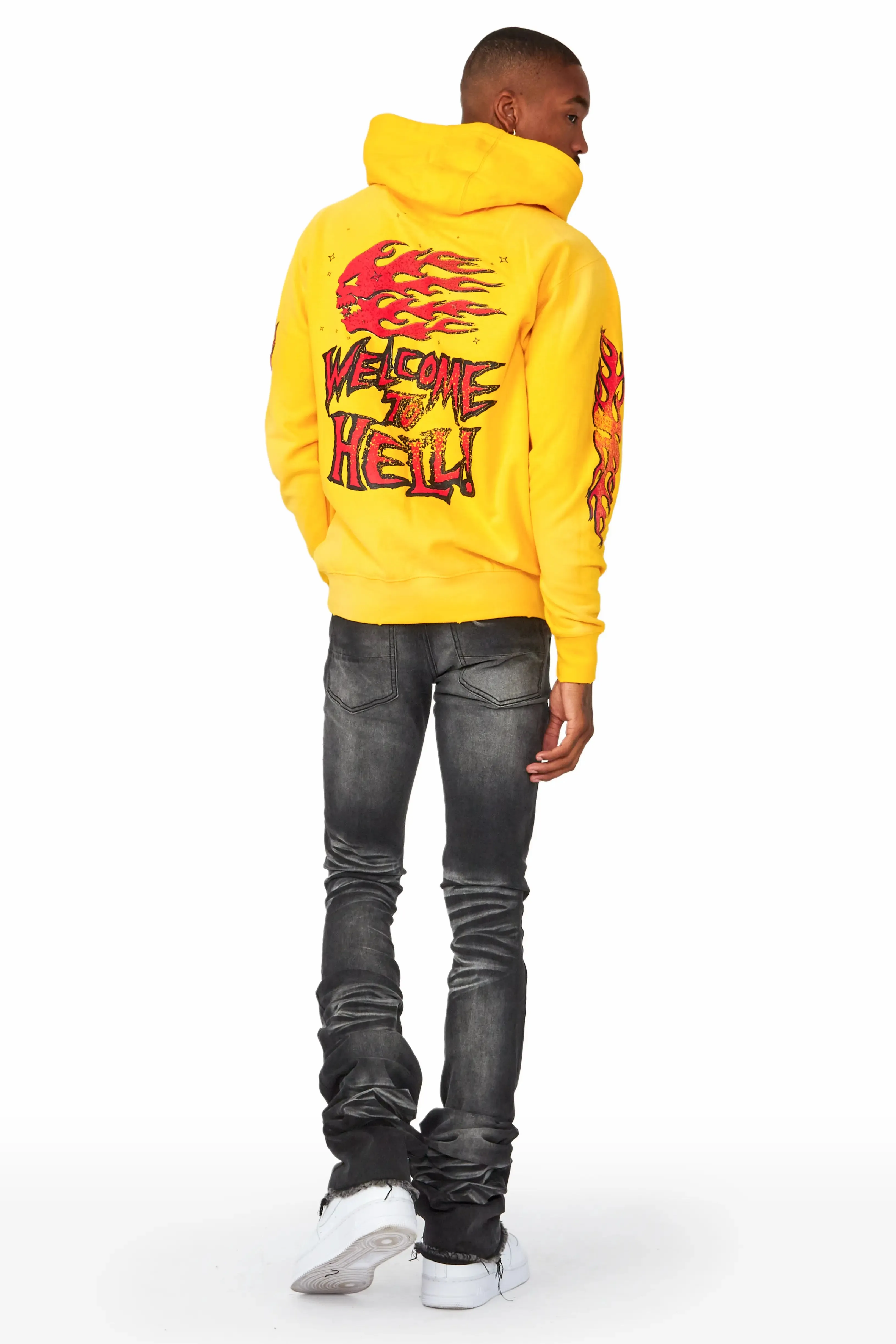 Gaston Yellow Graphic Hoodie sold by Rockstar Original product image thumbnail 5