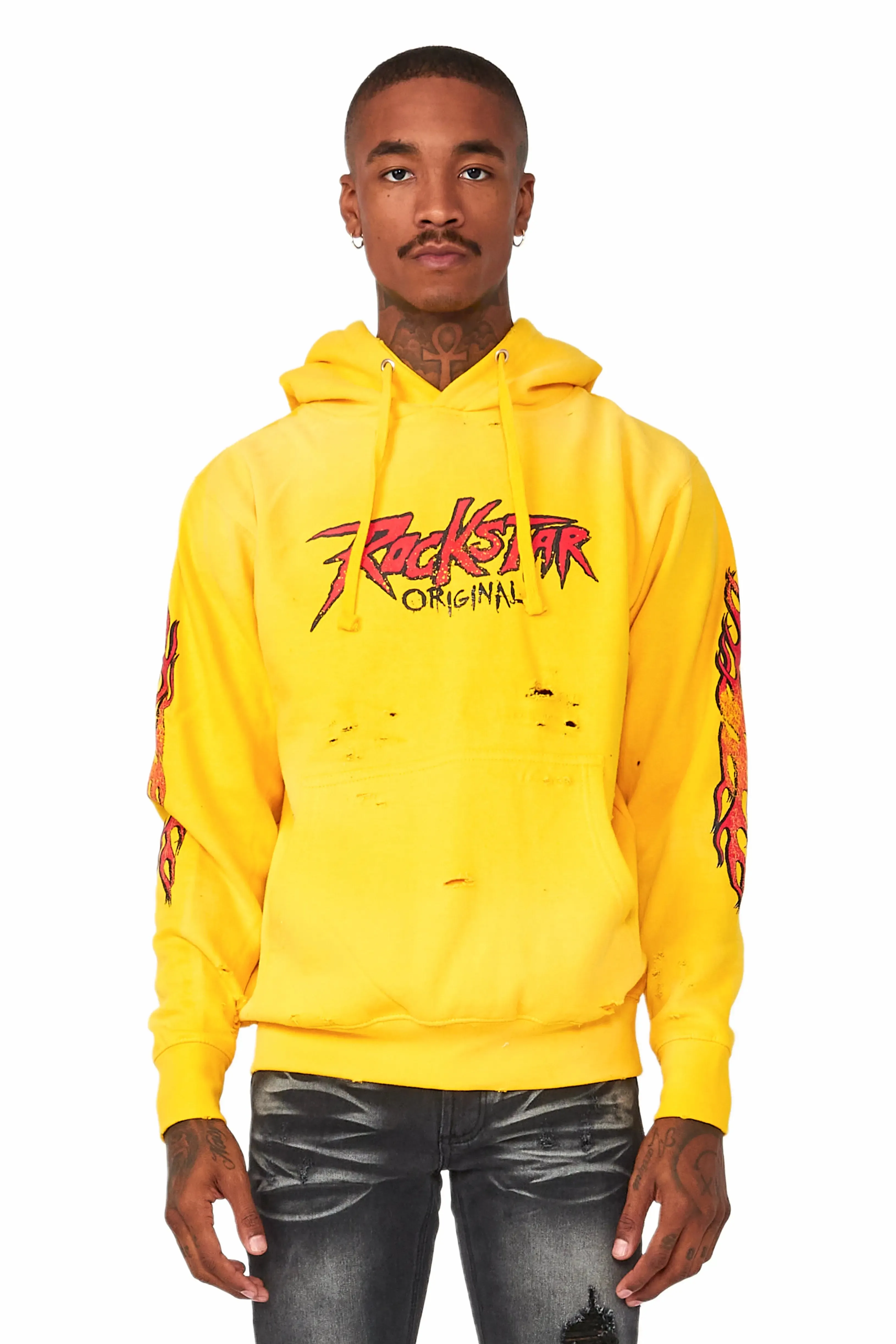 Gaston Yellow Graphic Hoodie sold by Rockstar Original product image thumbnail 2