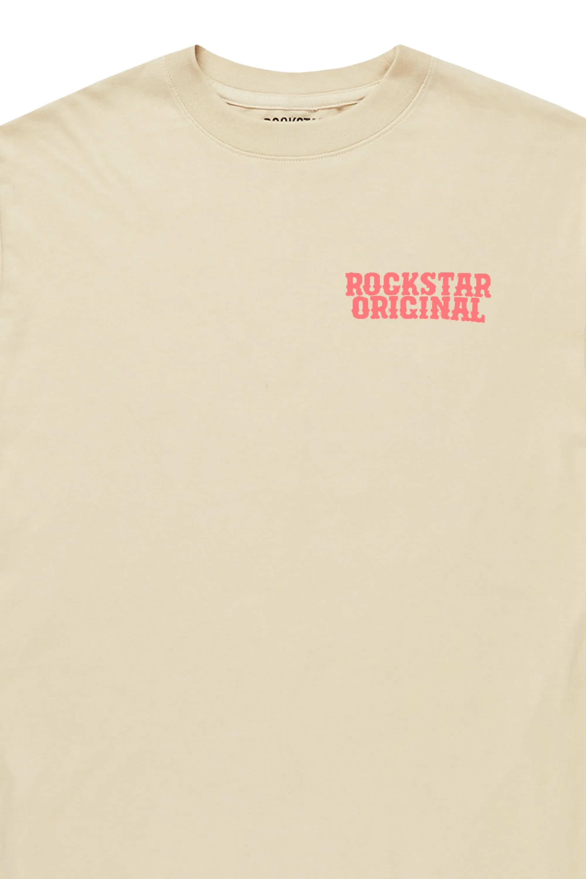 Alayna Beige Oversized Tee sold by Rockstar Original product image thumbnail 3