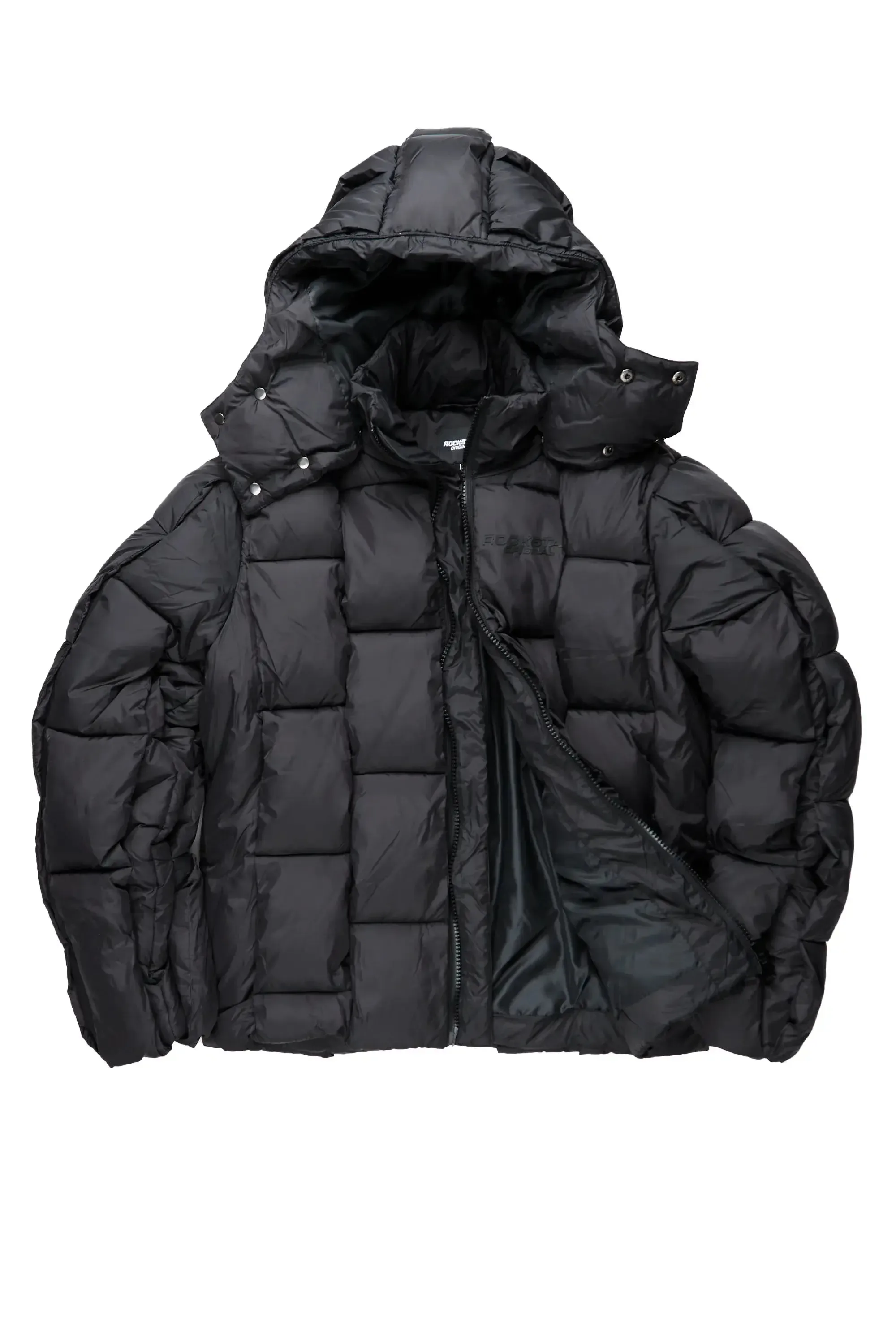 Marley Black Puffer Jacket sold by Rockstar Original product image thumbnail 5