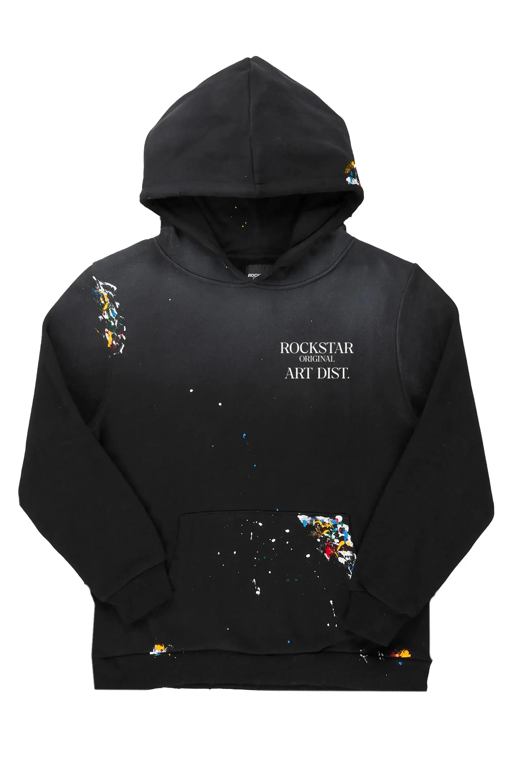 Rockstar Art Dist. Black/White Graphic Hoodie sold by Rockstar Original product image thumbnail 2