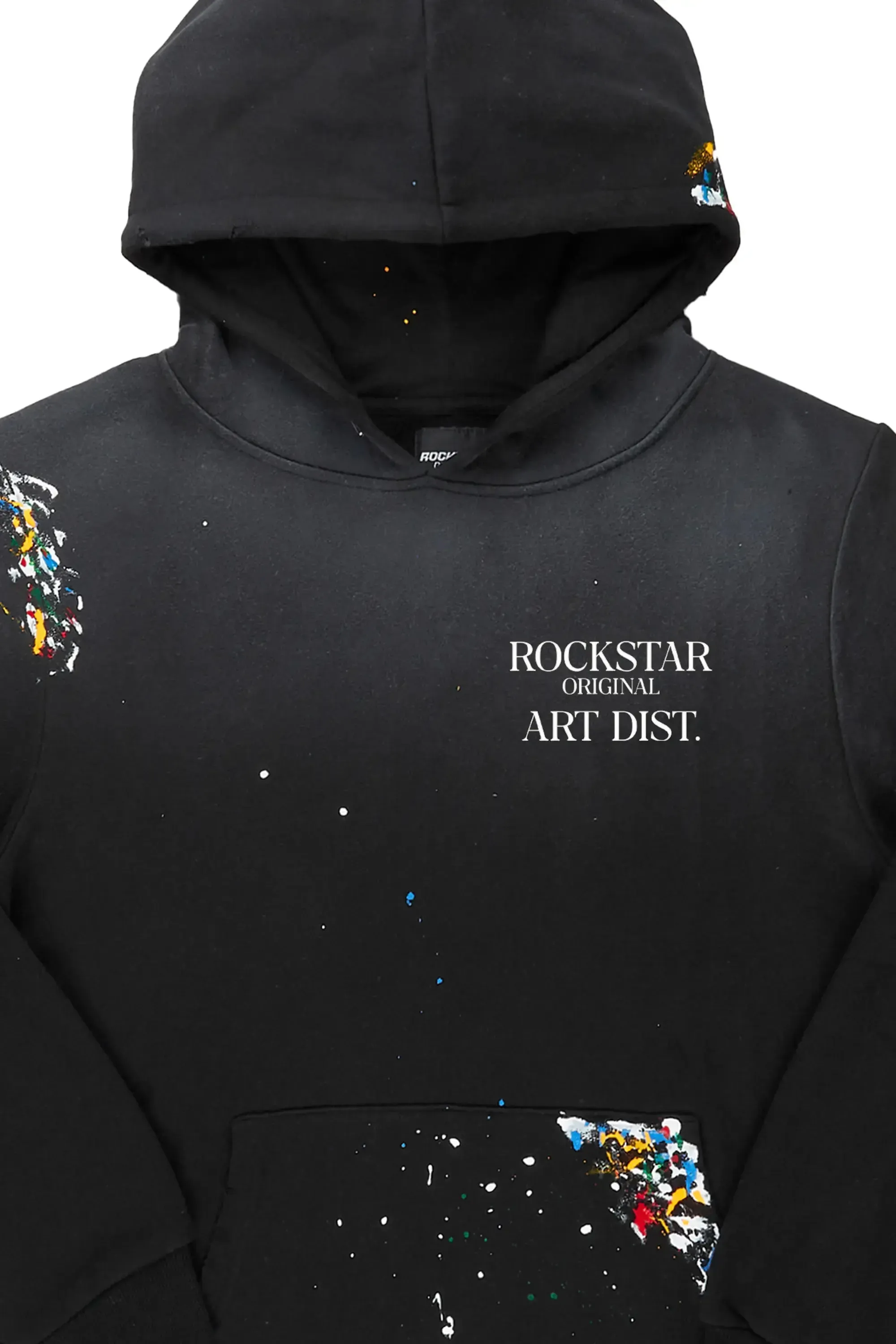 Rockstar Art Dist. Black/White Graphic Hoodie sold by Rockstar Original product image thumbnail 5