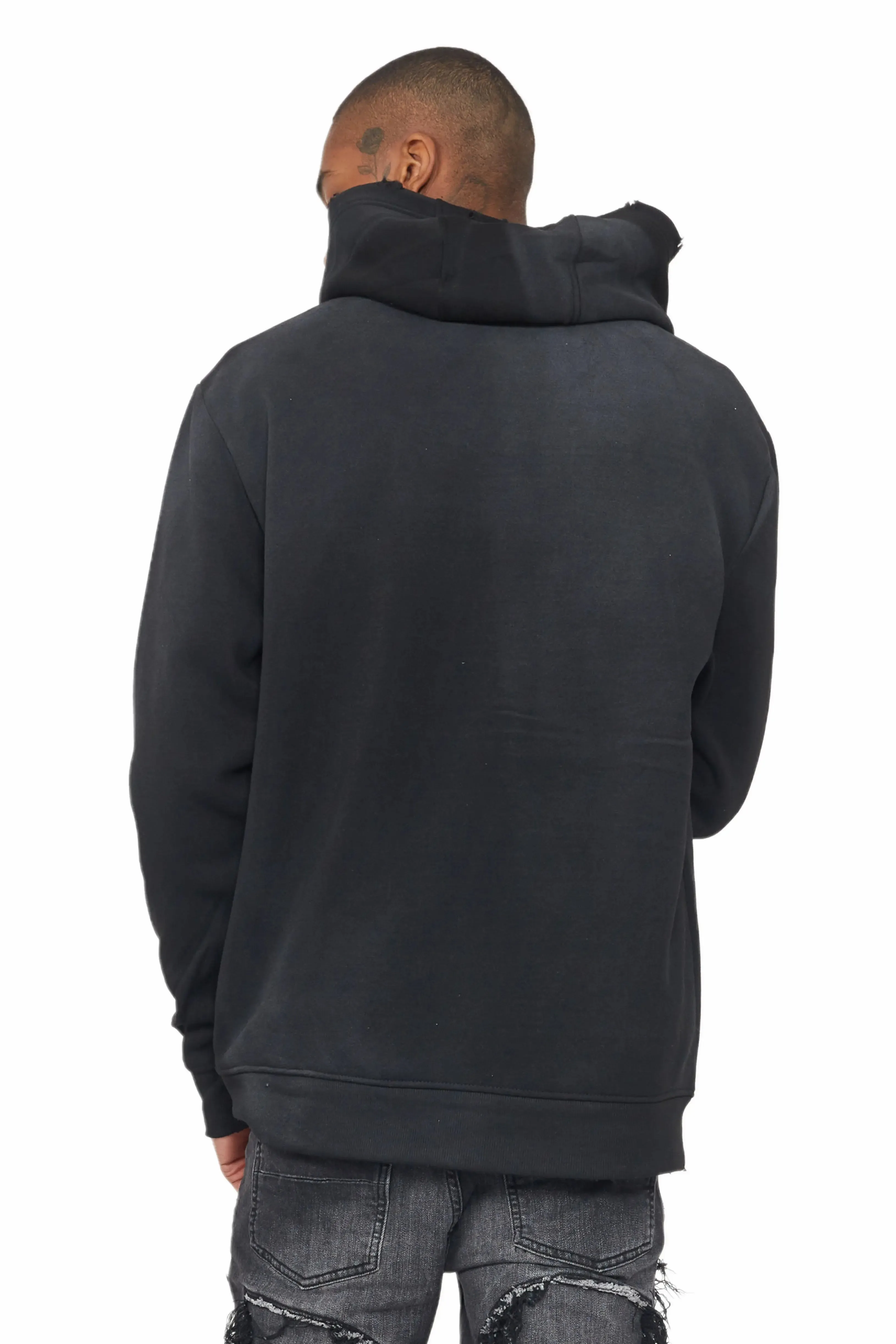 Rockstar Art Dist. Black/White Graphic Hoodie sold by Rockstar Original product image thumbnail 4