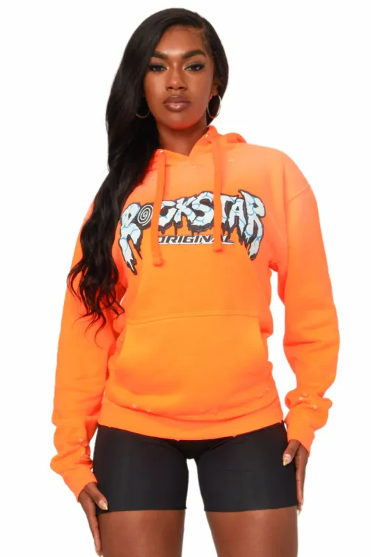 Robot Orange Oversized Hoodie sold by Rockstar Original