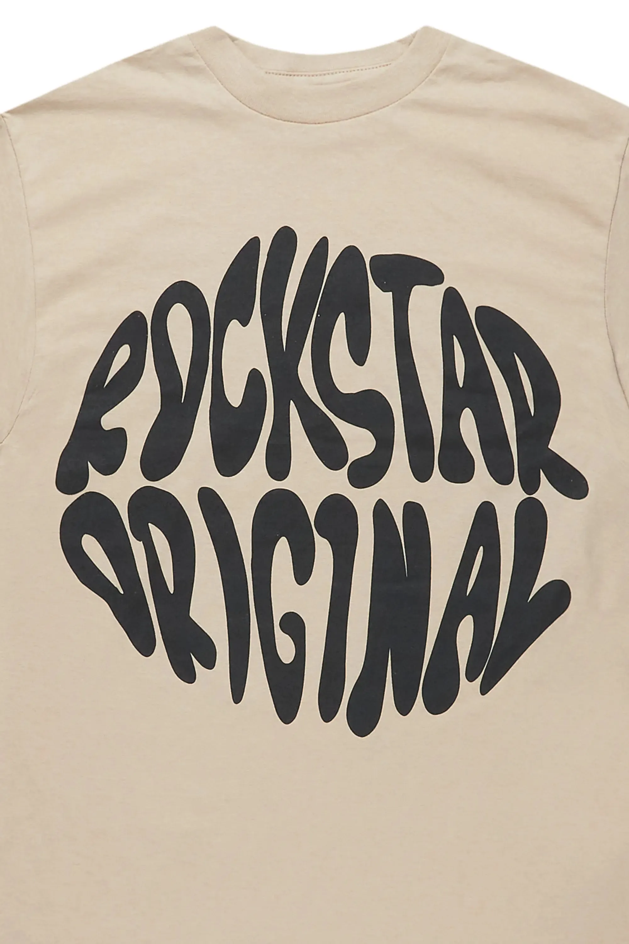 Thierry Beige Graphic T-Shirt sold by Rockstar Original product image thumbnail 2