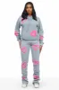 Monika Heather Grey Super Stacked Trackset sold by Rockstar Original