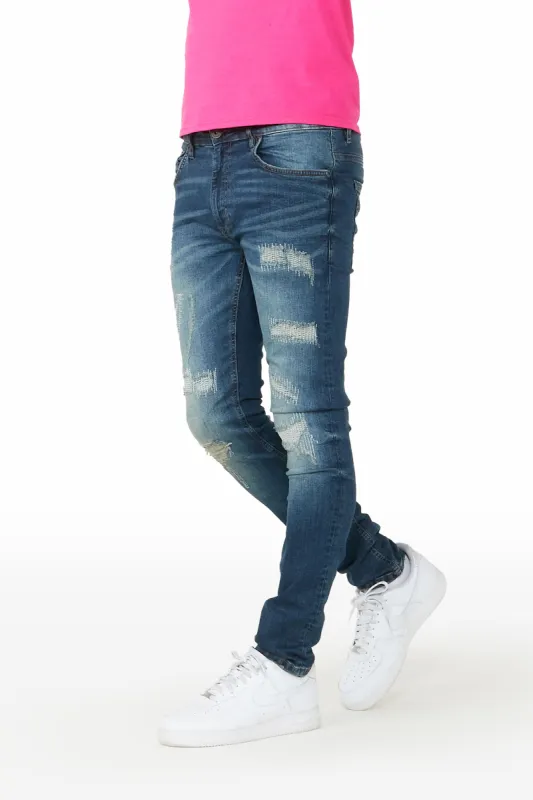 Juelz Dark Blue 5 Pocket Jean sold by Rockstar Original