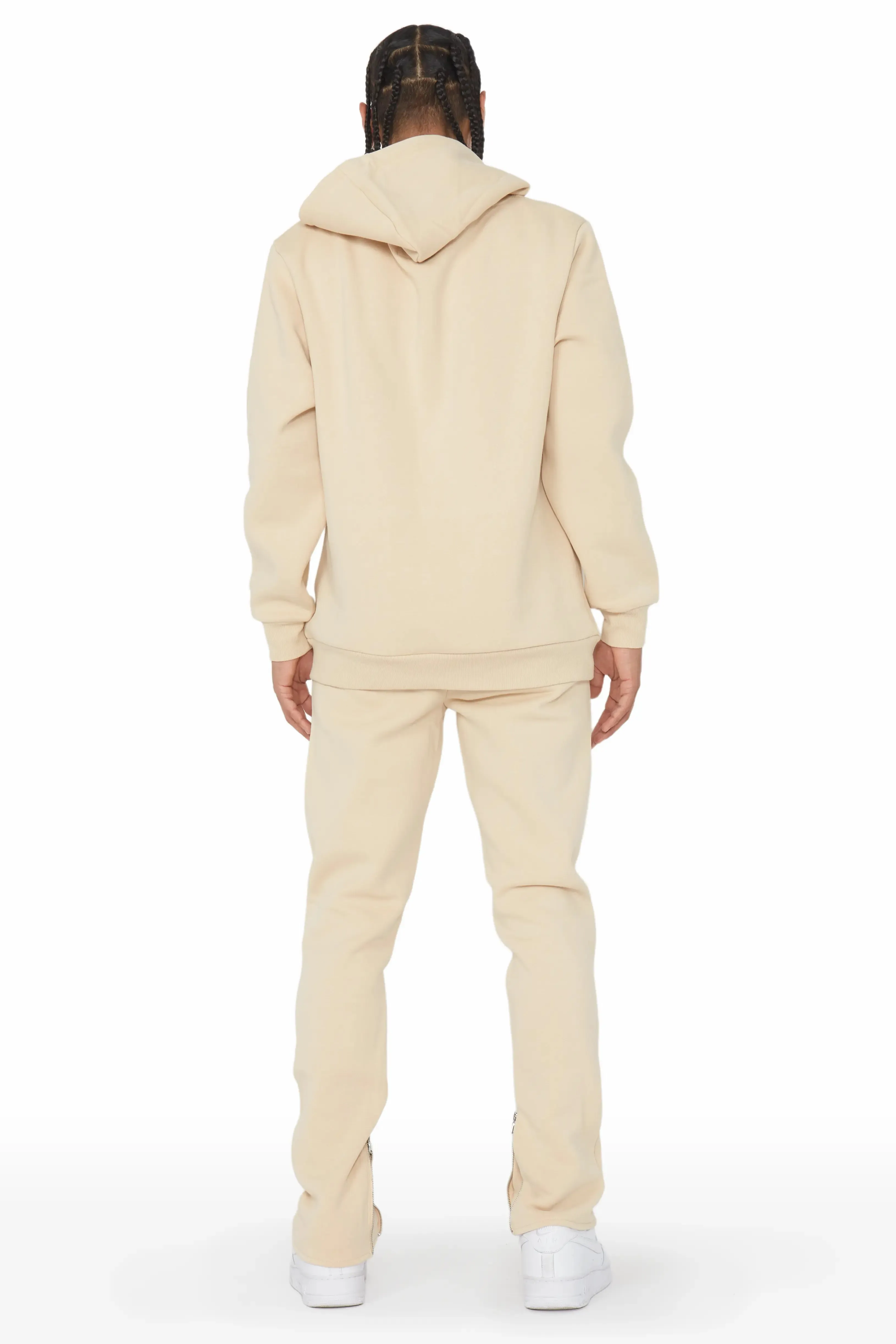 Foxx Beige Slim Fit Track Set sold by Rockstar Original product image thumbnail 4