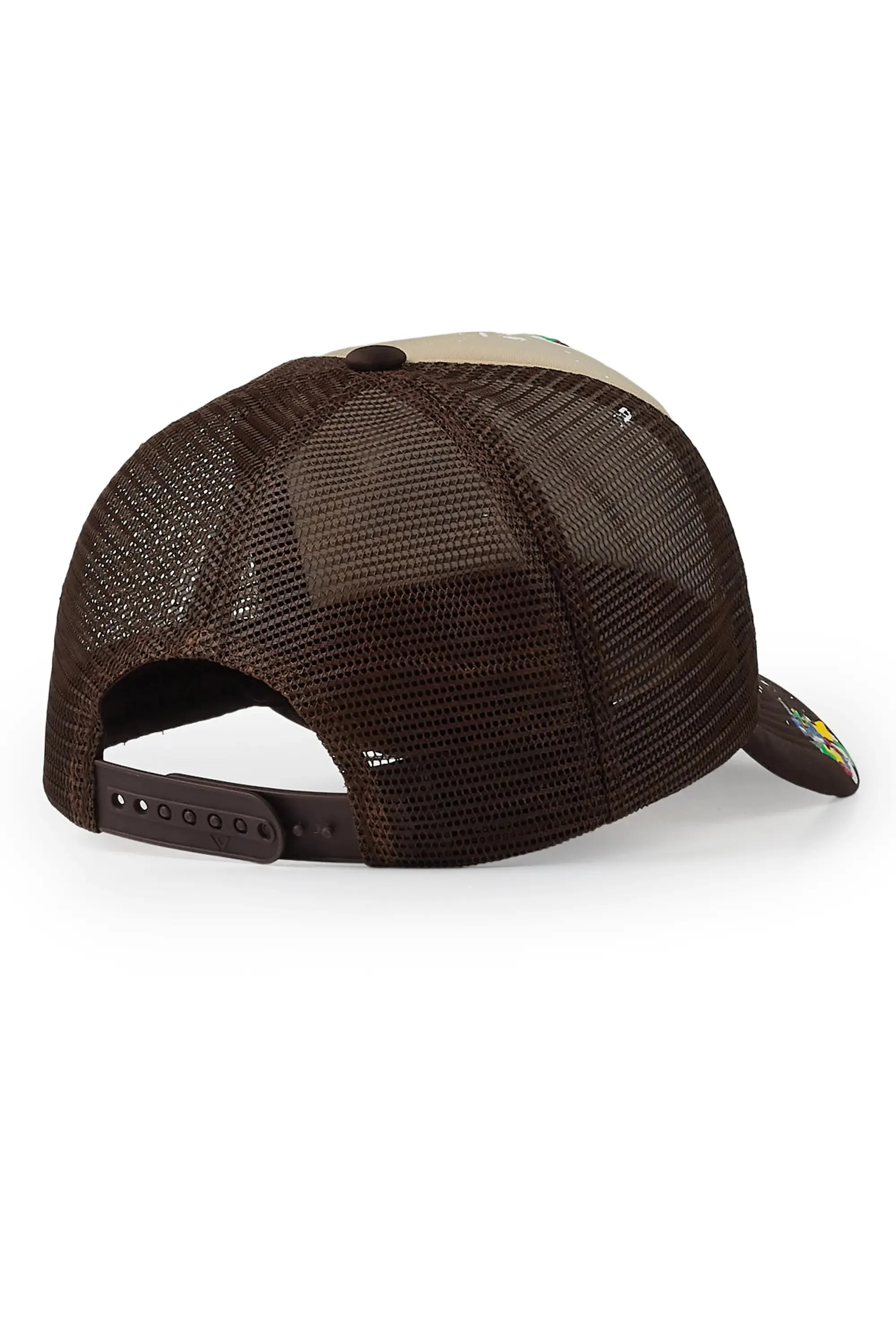 Good Side Only Tan Trucker Hat sold by Rockstar Original product image thumbnail 3