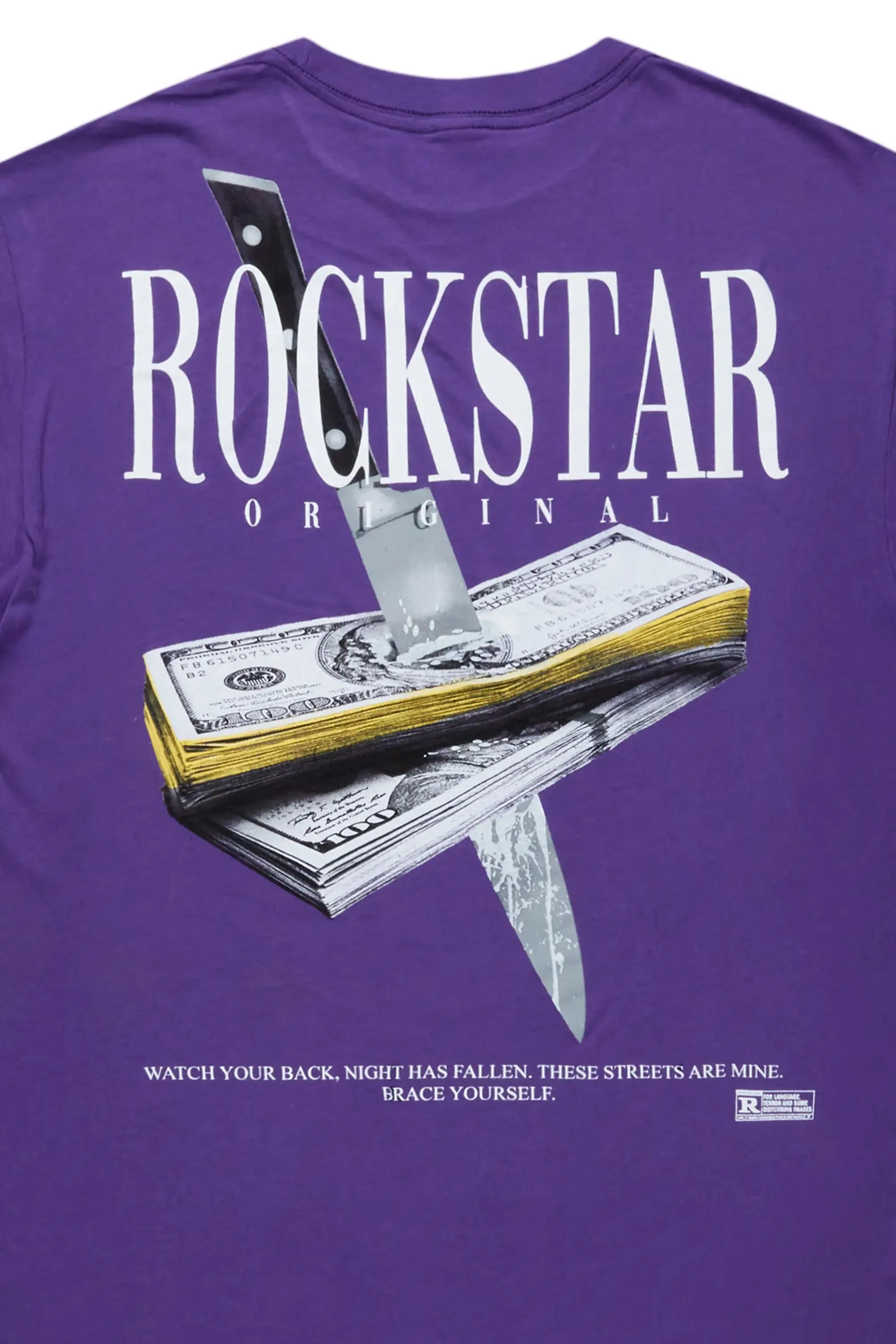 Sheridan Purple Oversized T-Shirt sold by Rockstar Original product image thumbnail 2