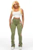 Breanna Olive Painted Super Stacked Jean sold by Rockstar Original