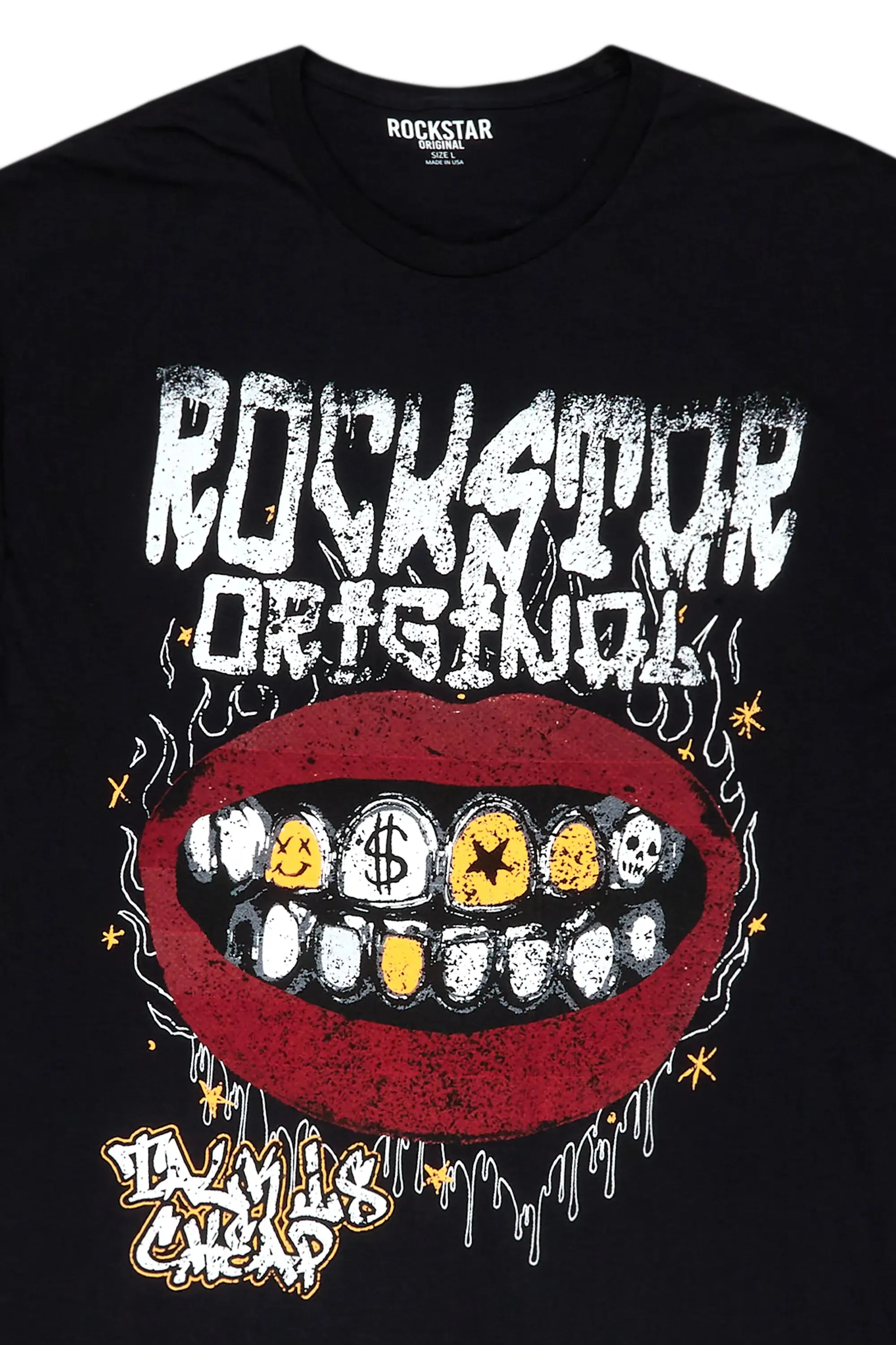 Sharia Black Oversized T-Shirt sold by Rockstar Original product image thumbnail 2