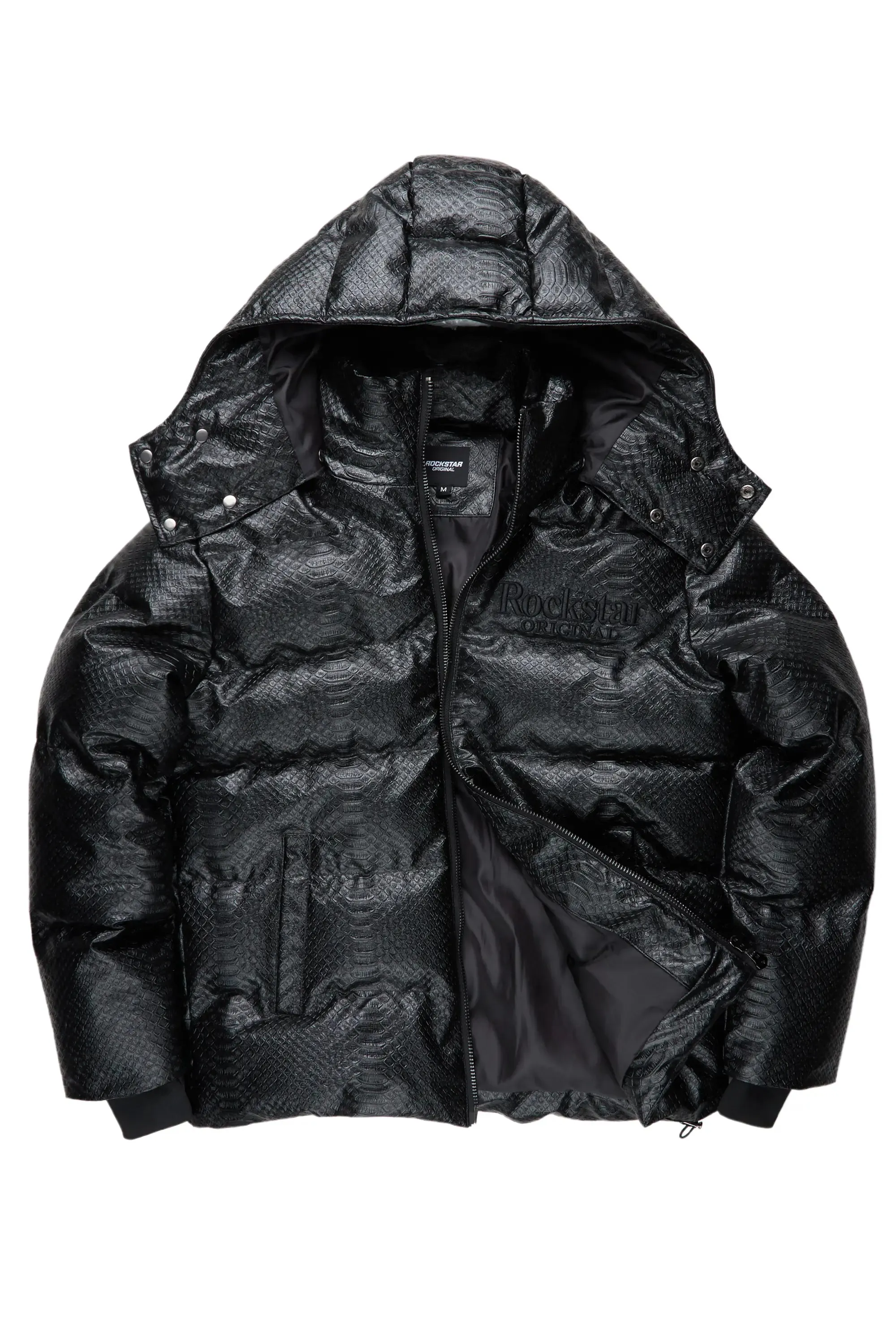 Luka Black Puffer Jacket sold by Rockstar Original