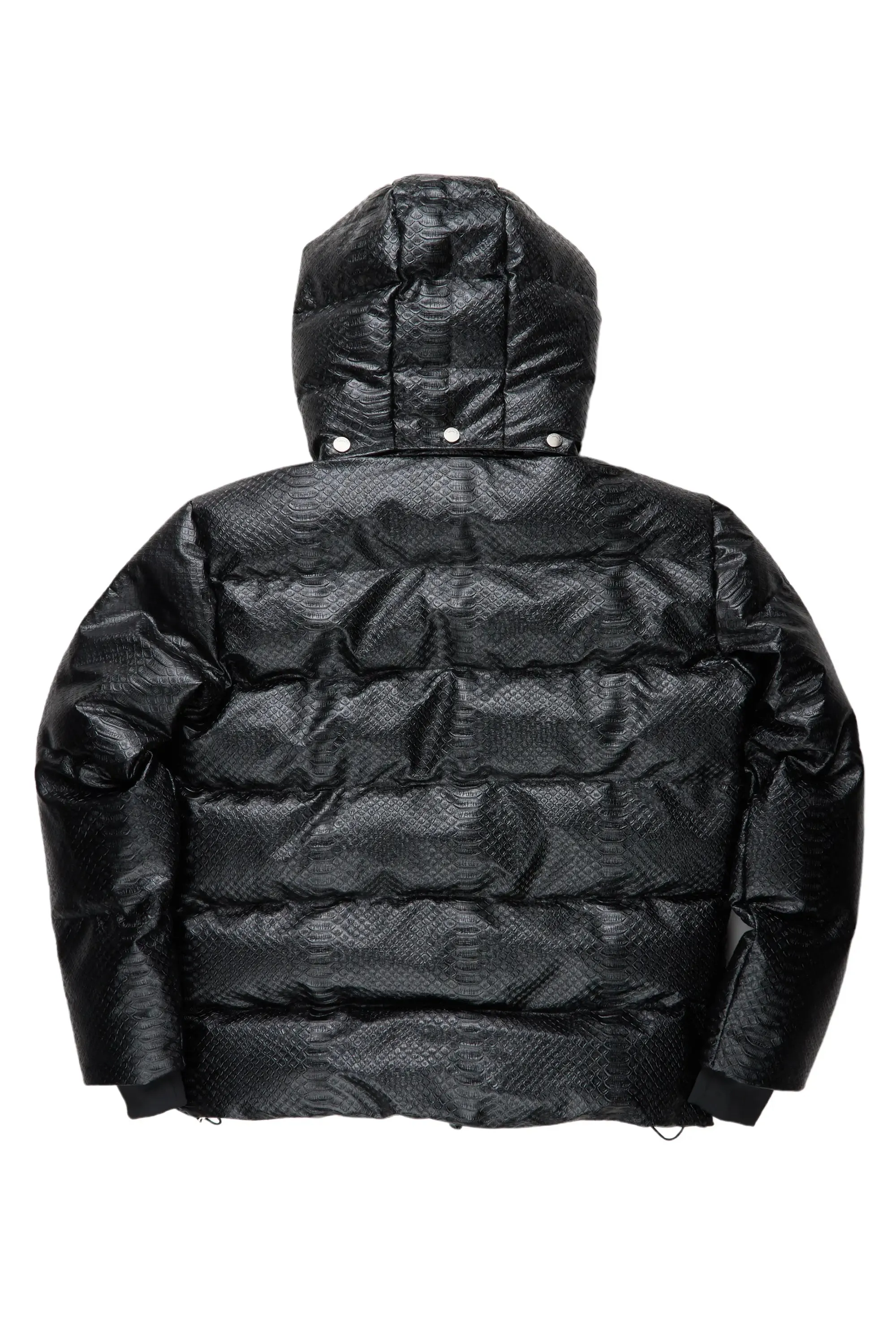 Luka Black Puffer Jacket sold by Rockstar Original product image thumbnail 4