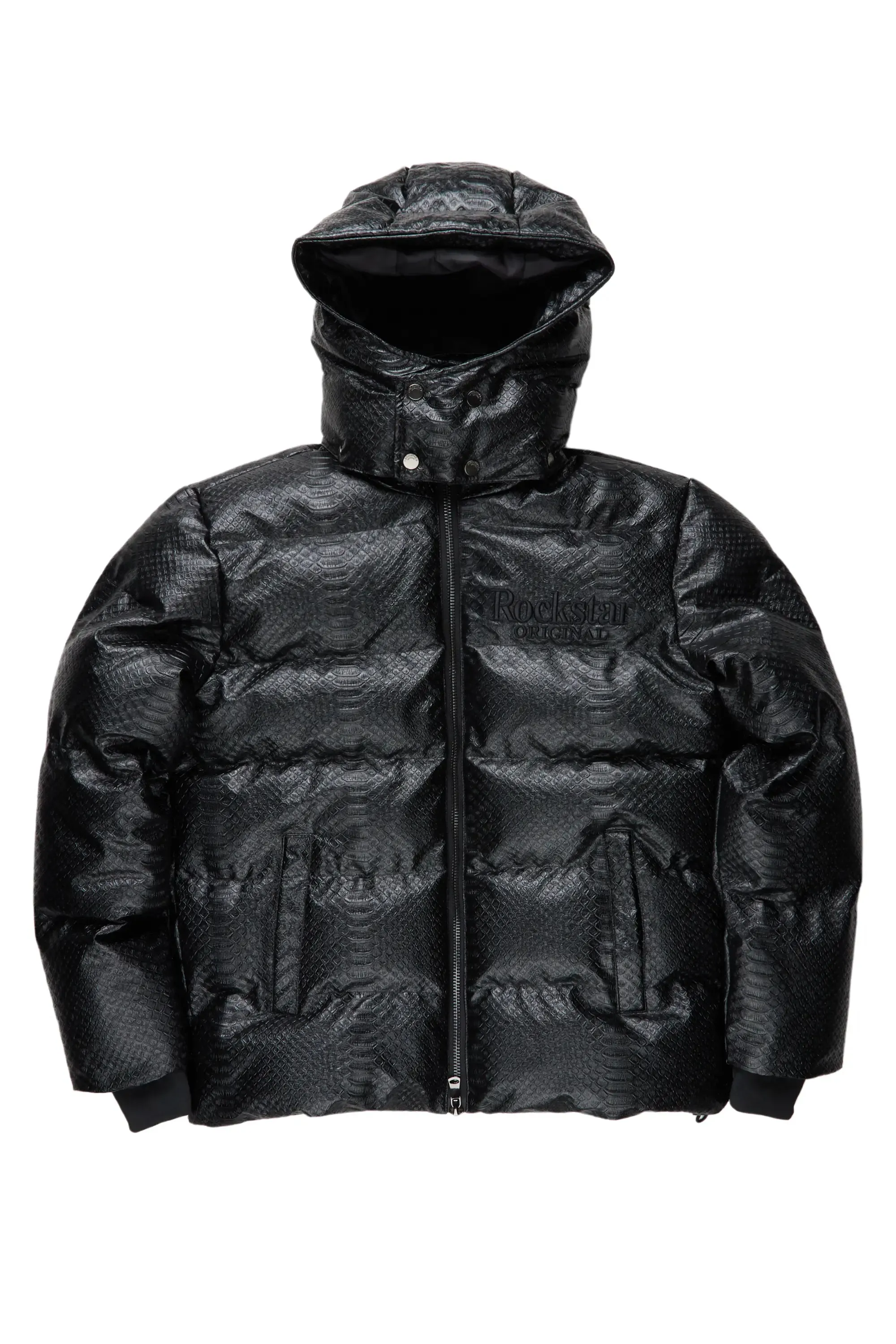 Luka Black Puffer Jacket sold by Rockstar Original product image thumbnail 2