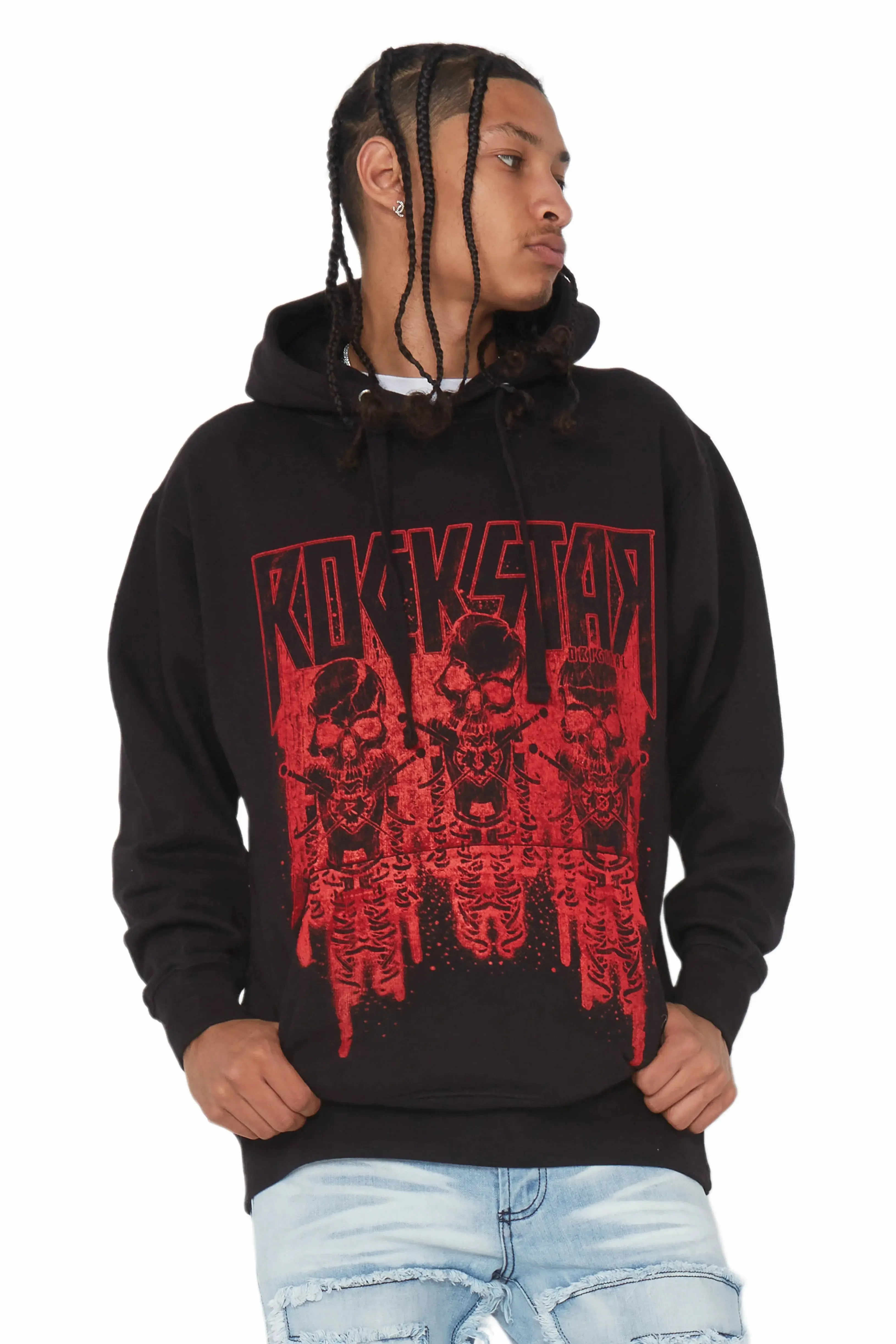 Sabbath Black Graphic Printed Hoodie sold by Rockstar Original